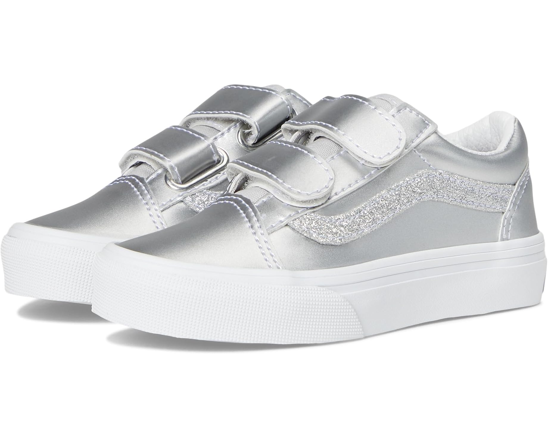 (取寄) バンズ キッズ オールド スクール V (リトル キッド) Vans kids Old Skool V (Little Kid) Dazzled Lunar Rock｜ジェットラグ店