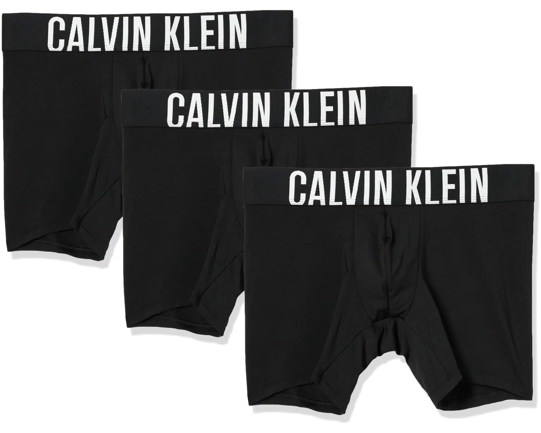 (取寄) カルバンクライン アンダーウェア メンズ インテンス パワー 3-パック ボクサー ブリーフ Calvin Klein Underwear men Intense Power 3-Pack Boxer Brief Black/Black/Black｜ジェットラグ店
