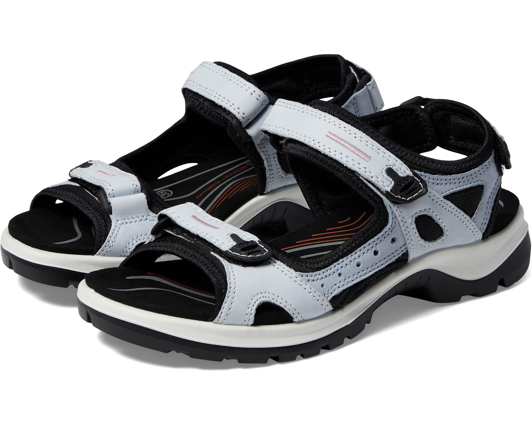 (取寄) エコー スポーツ レディース ユカタン サンダル ECCO Sport women Yucatan Sandal Air/Dusty Blue|ジェットラグ店