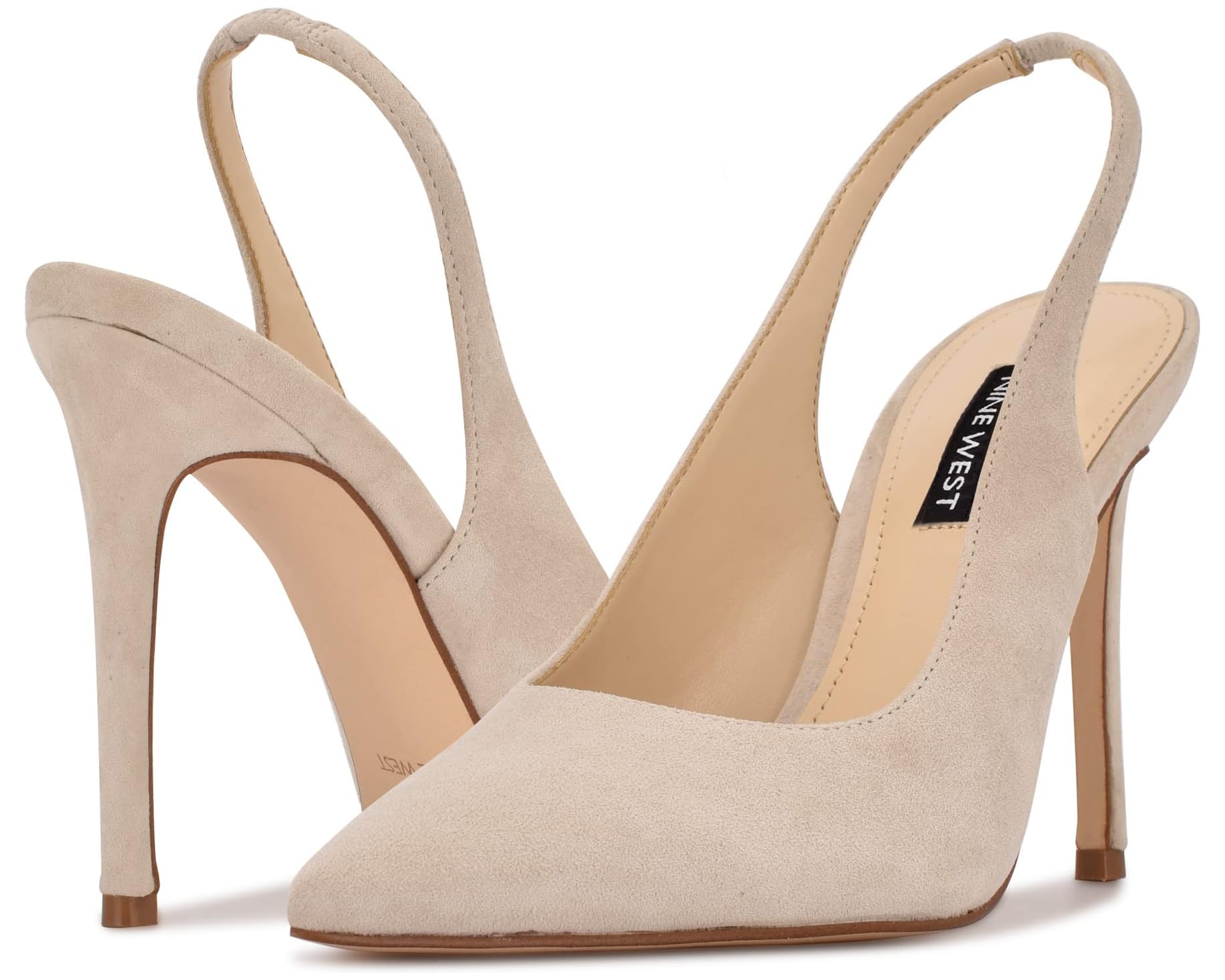 (取寄) ナインウエスト レディース フェザー Nine West women Feather Beige Suede｜ジェットラグ店