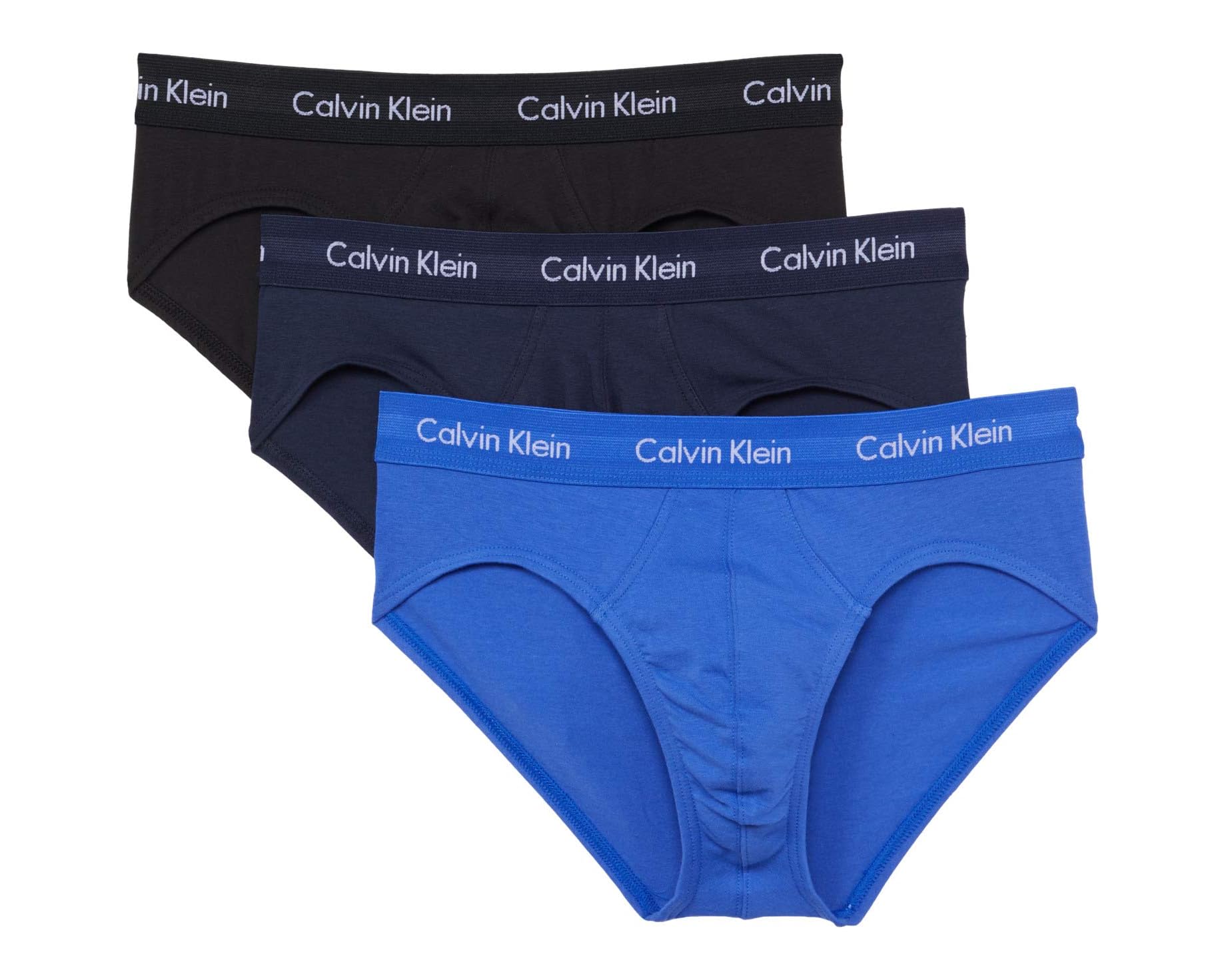 (取寄) カルバンクライン アンダーウェア メンズ コットン ストレッチ マルチパック ヒップ ブリーフ Calvin Klein Underwear men Cotton Stretch Multipack Hip Brief Black 1｜ジェットラグ店 12,454円