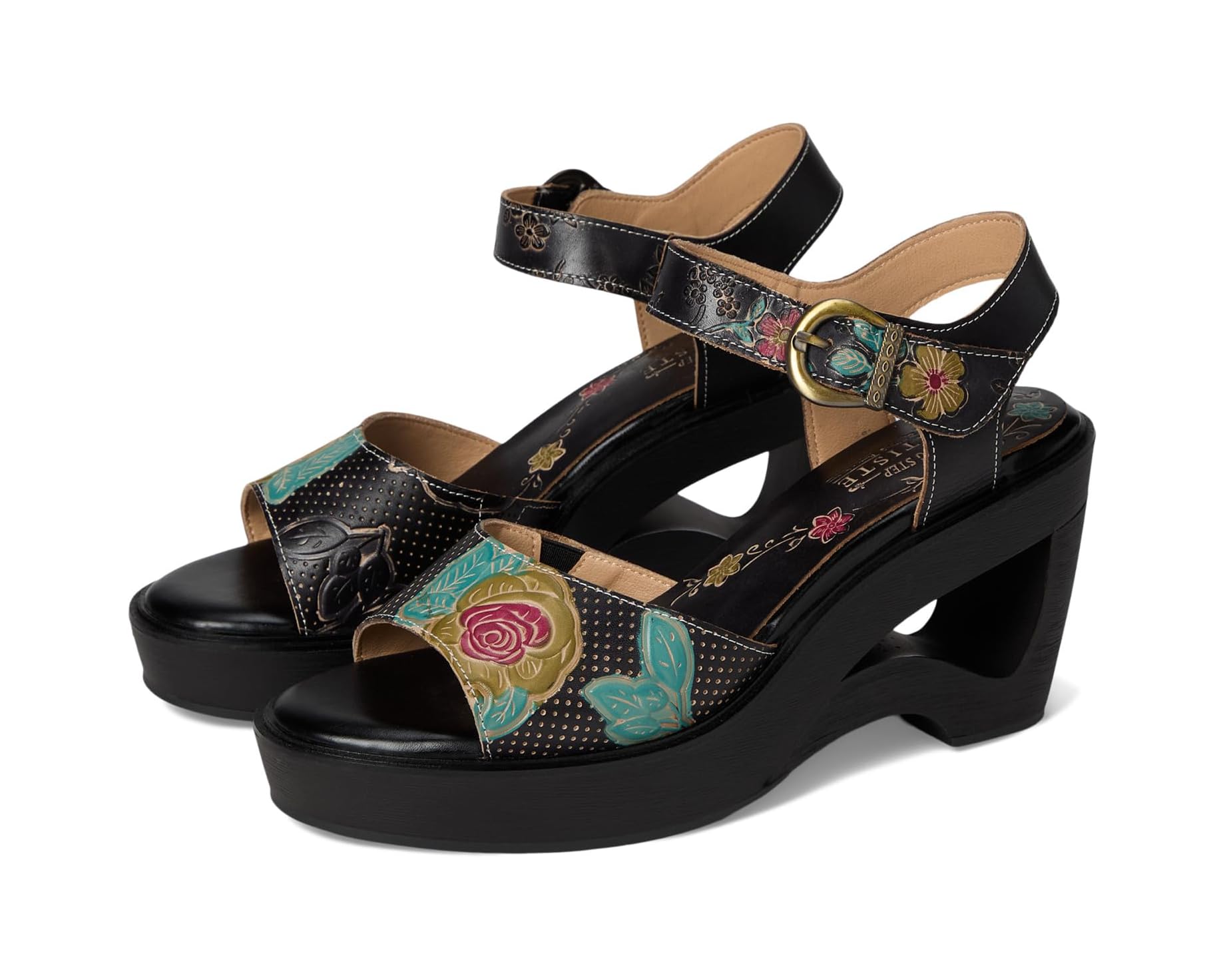 (取寄) レディース L'Artiste by Spring Step women Coolchic Black Multi｜ジェットラグ店