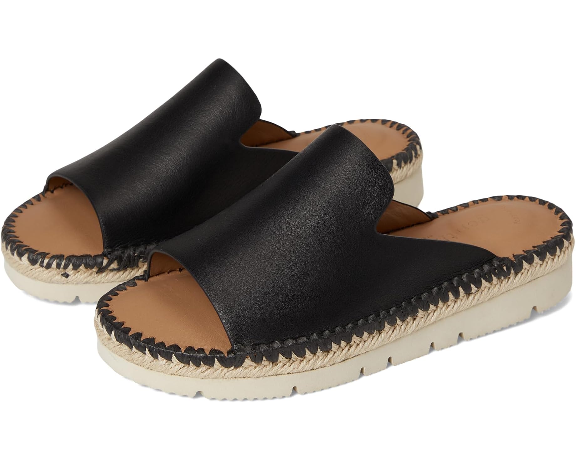 (取寄) ジェントル ソウルズ バイ ケネスコール レディース レイラニ Gentle Souls by Kenneth Cole women Leilani Black Leather｜ジェットラグ店