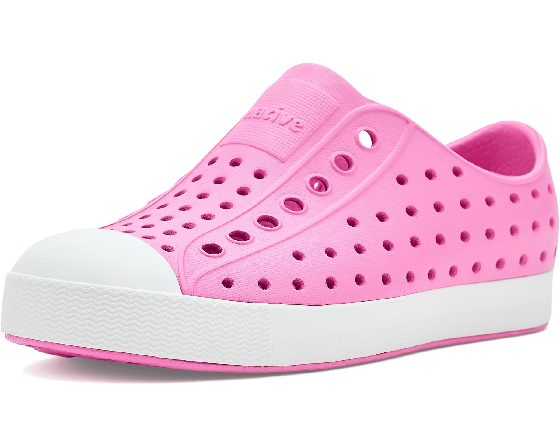 (取寄) ネイティブシューズ キッズ ジェファーソン (リトル キッド/ビッグ キッド) Native Shoes kids Jefferson (Little Kid/Big Kid) Malibu Pink/Shell White｜ジェットラグ店