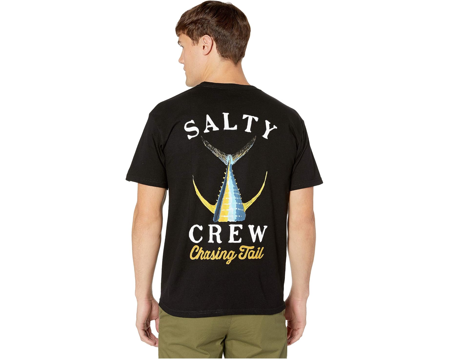 (取寄) ソルティ クルー メンズ テールド ショート スリーブ ティー Salty Crew men Tailed Short Sleeve Tee Black|ジェットラグ店
