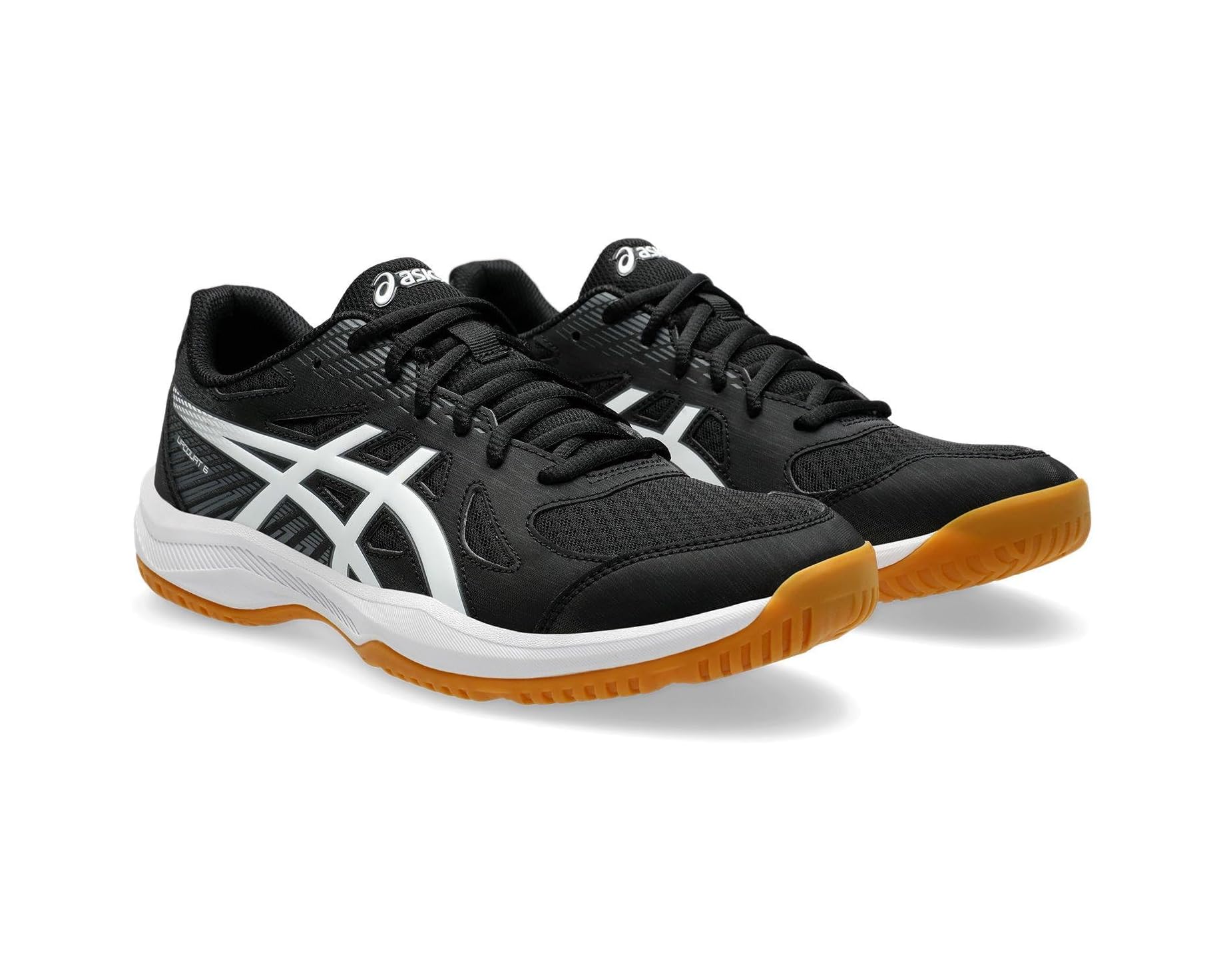 (取寄) アシックス メンズ アップコート 6 バレーボール シューズ ASICS men Upcourt 6 Volleyball Shoe Black/White｜ジェットラグ店