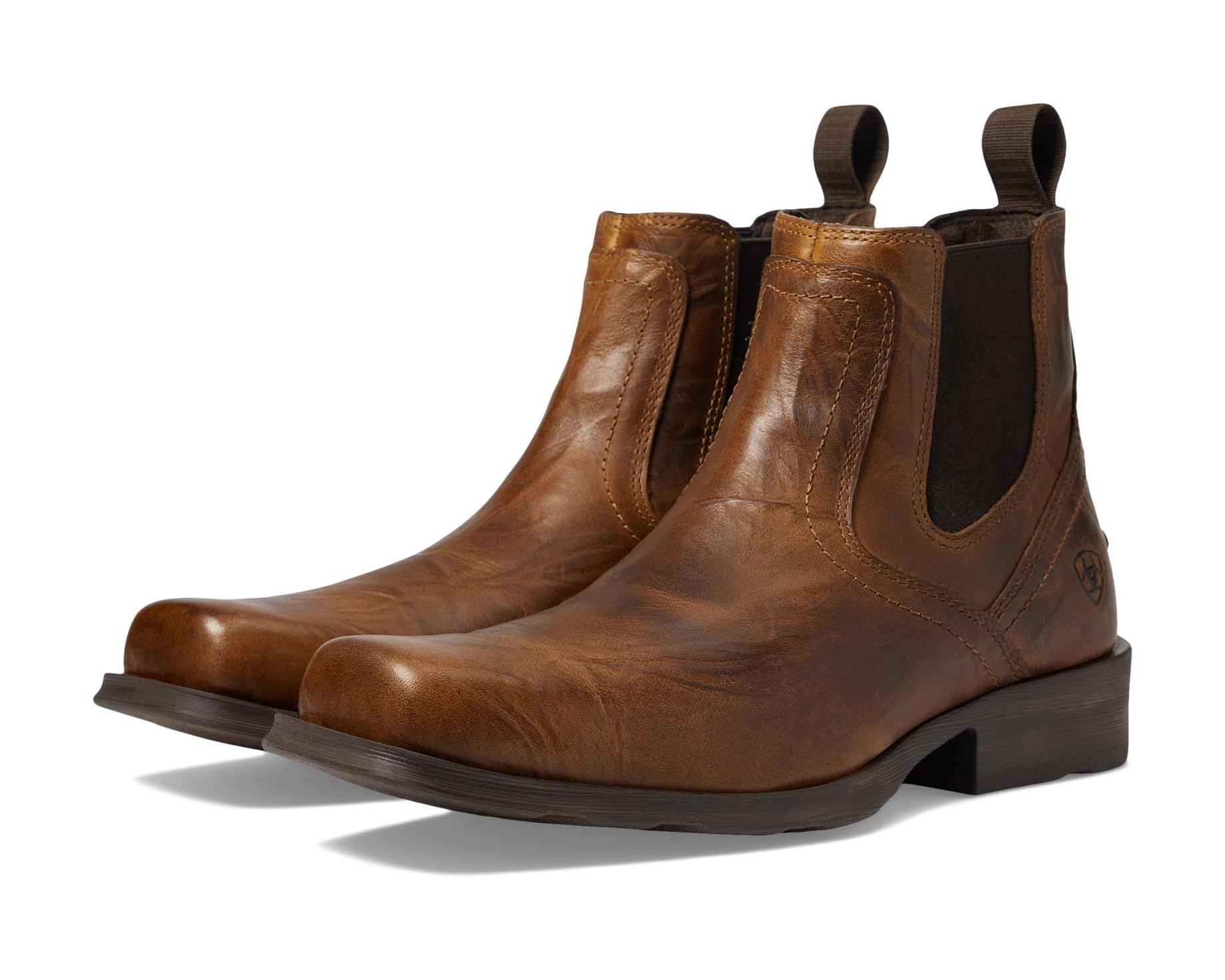 (取寄) アリアット メンズ ミッドタウン ランブラー Ariat men Midtown Rambler Barn Brown｜ジェットラグ店