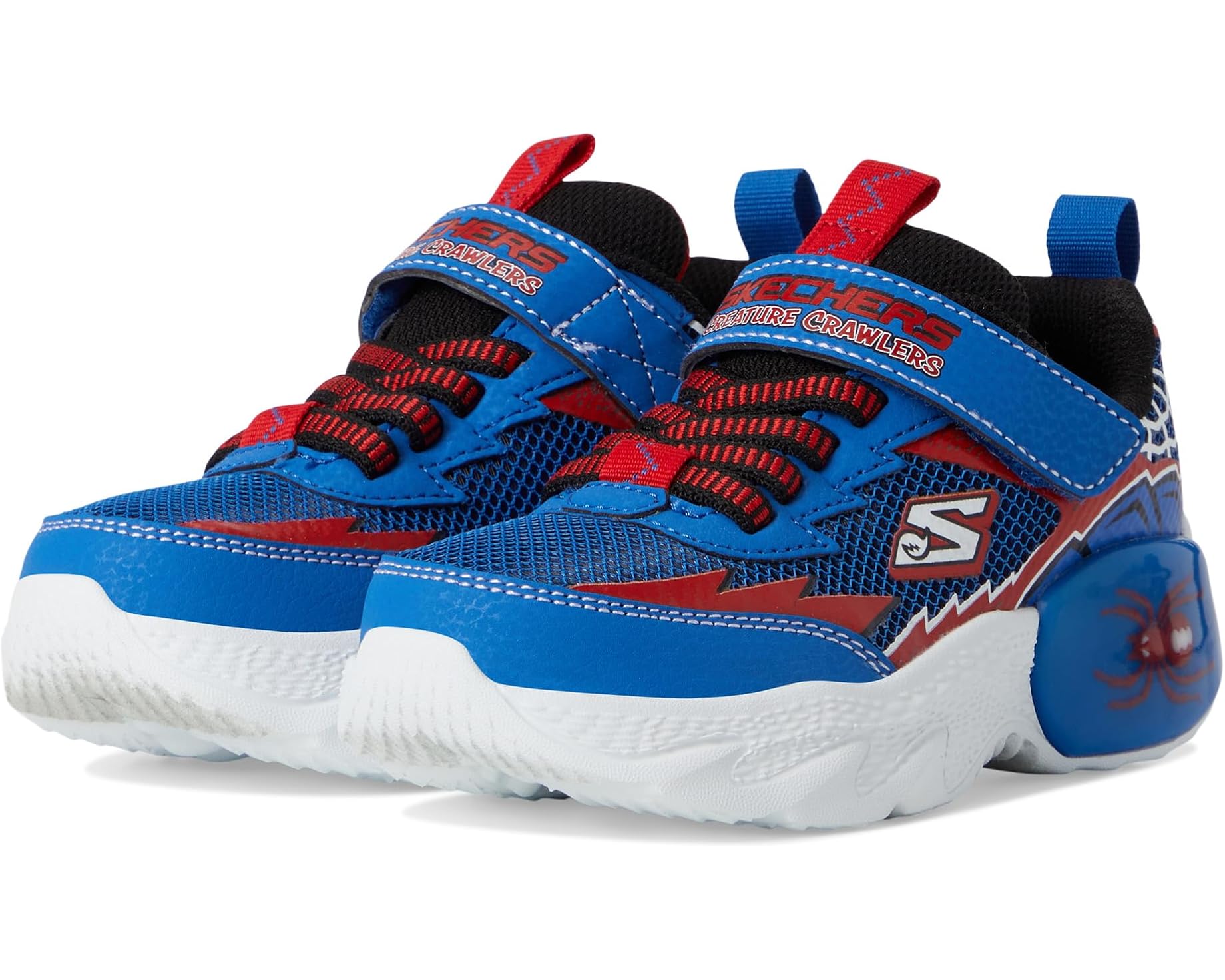 (取寄) スケッチャーズ キッズ キッズ (リトル キッド/ビッグ キッド) SKECHERS KIDS kids Creature-Crawlers 402120L (Little Kid/Big Kid) Blue/Red｜ジェットラグ店