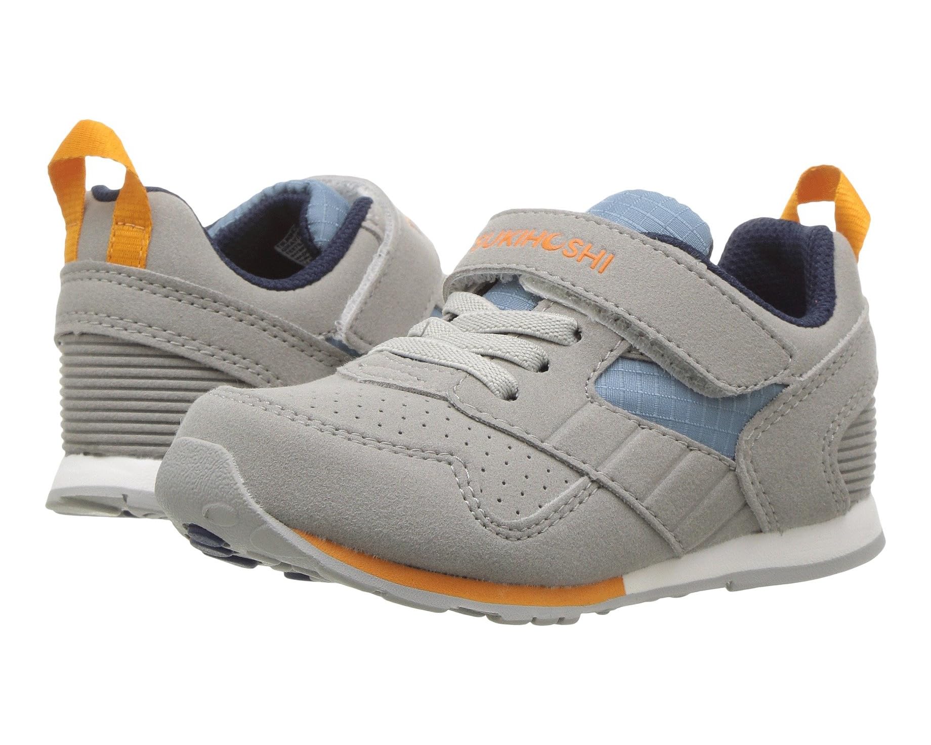 (取寄) キッズ レーザー (トドラー/リトル キッド) Tsukihoshi kids Racer (Toddler/Little Kid) Gray/Sea｜ジェットラグ店