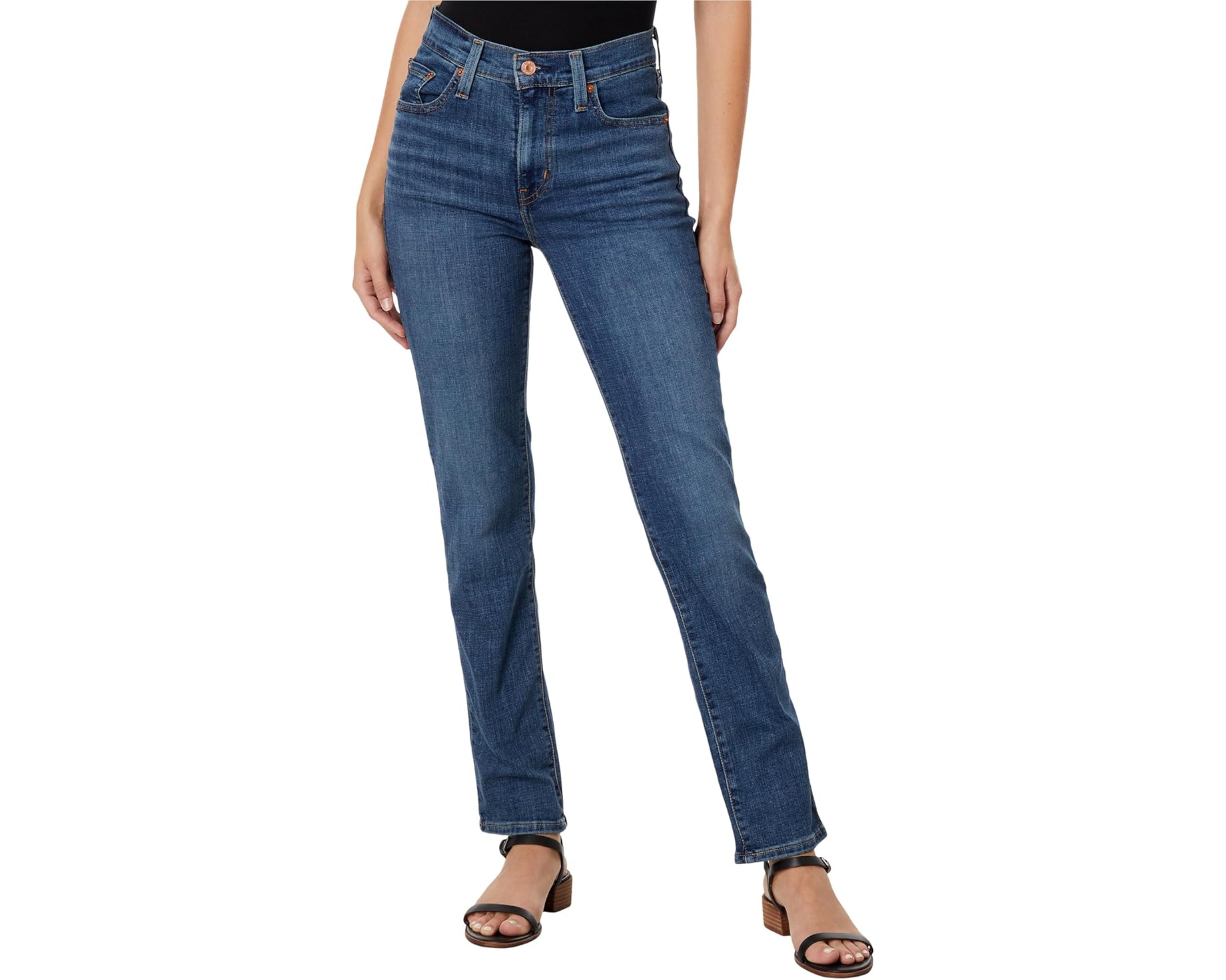 (取寄) レディース 724 ハイライズ ストレート Levi's Womens women 724 High-Rise Straight Way Way Back｜ジェットラグ店
