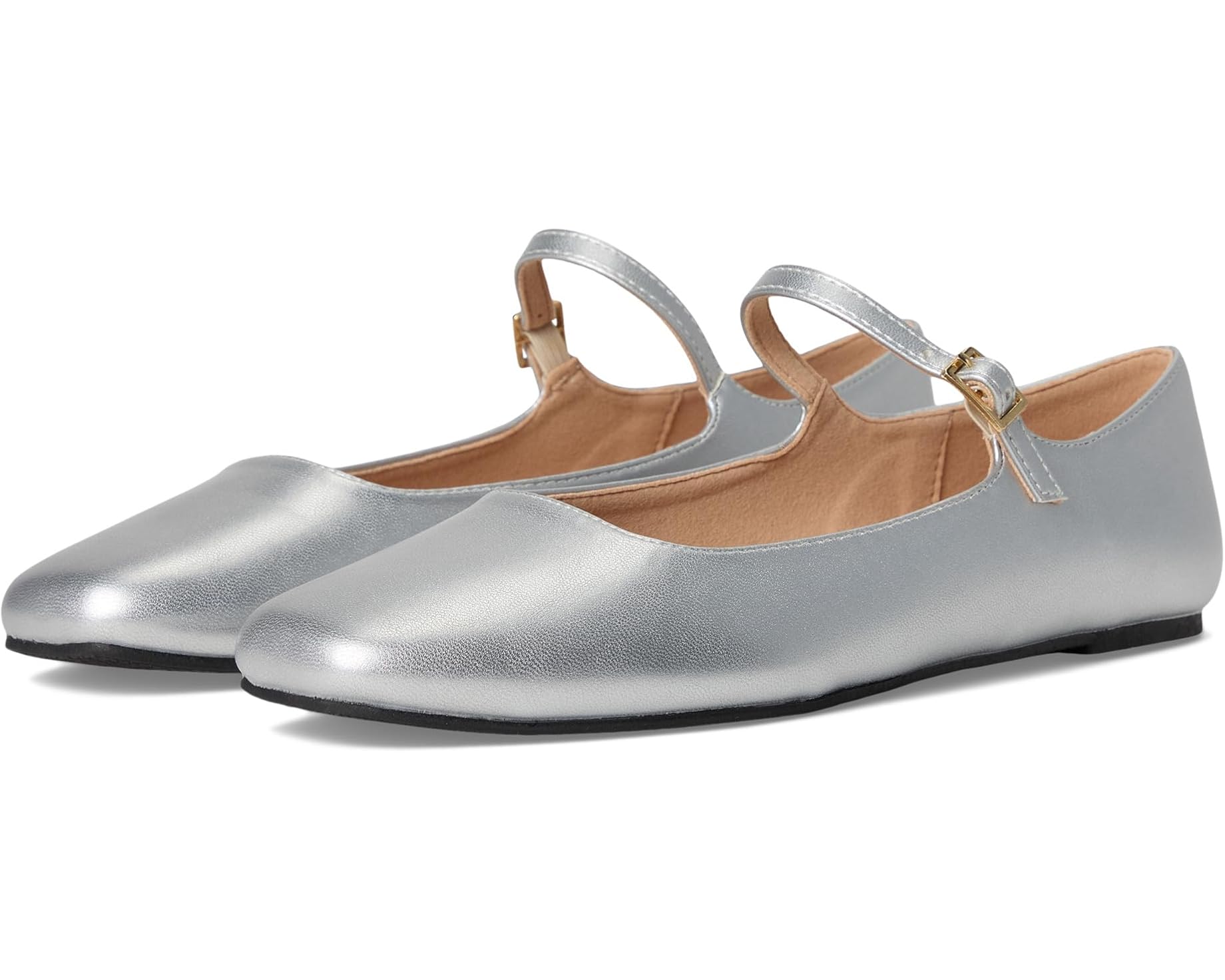 (取寄) ジュルネ コレクション レディース キャリー フラッツ Journee Collection women Carrie Flat Silver|ジェットラグ店