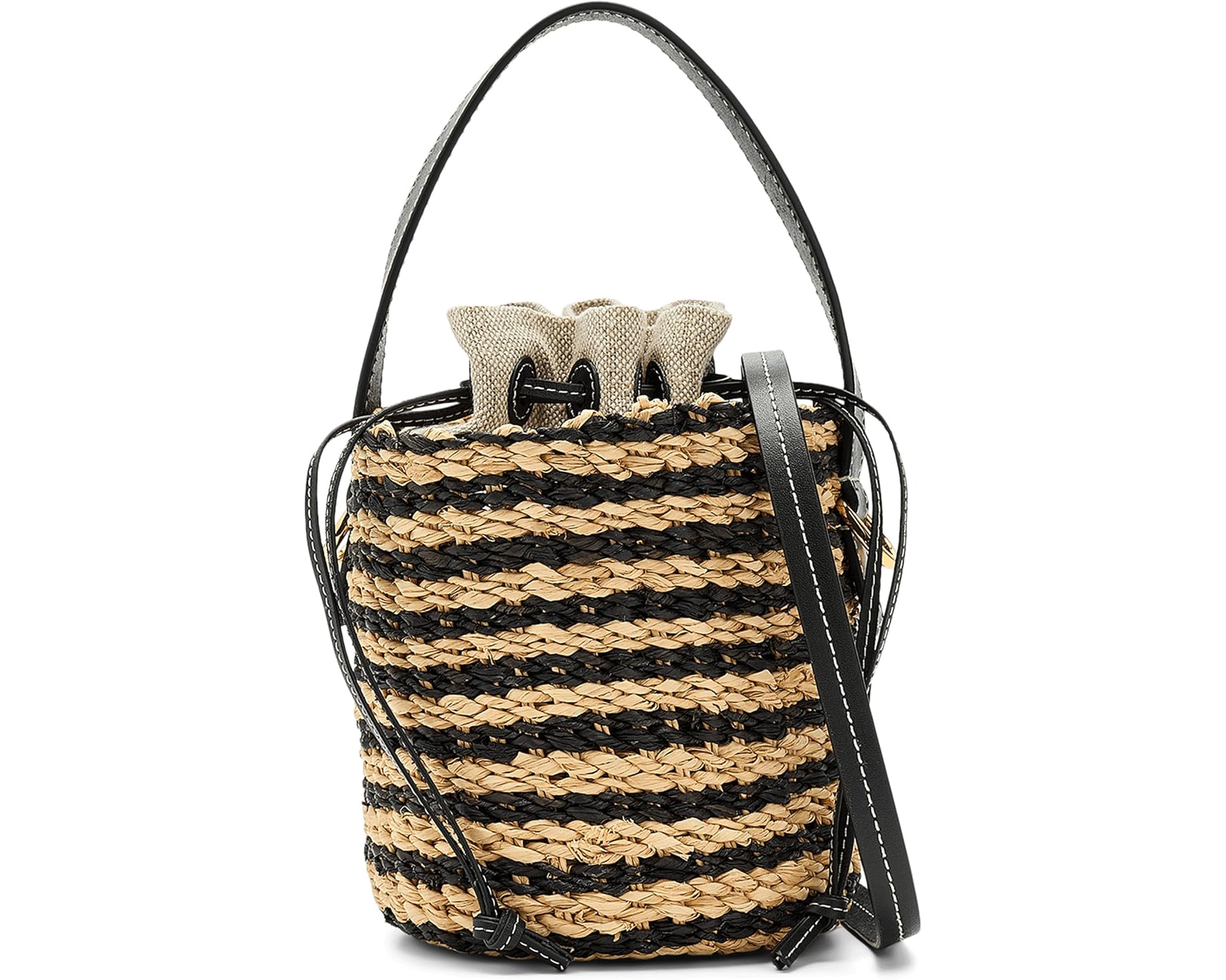 (取寄) メイドウェル ミニ ストロー バスケット バッグ Madewell Mini Straw Basket Bag Natural Multi 1｜ジェットラグ店