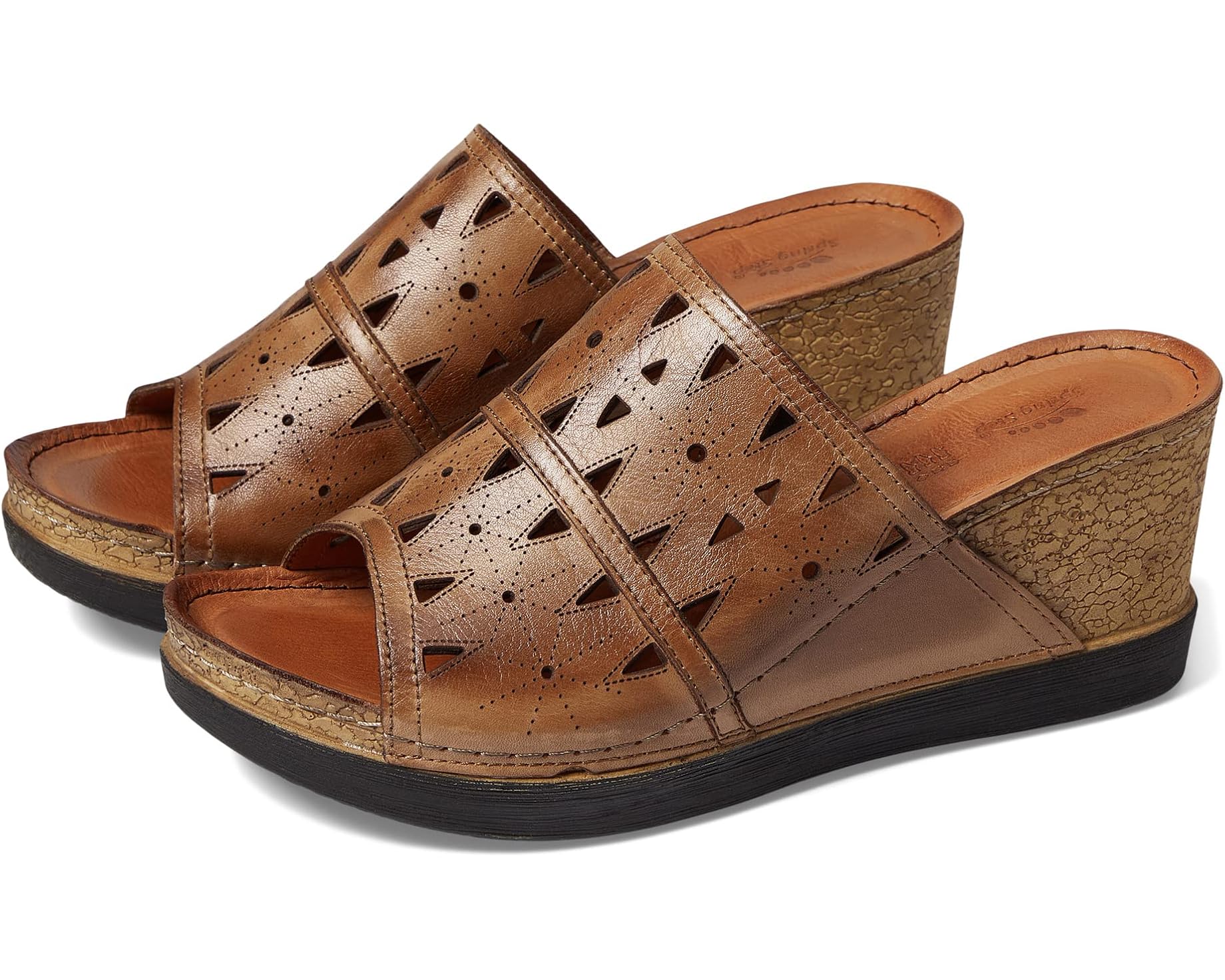 (取寄) スプリング ステップ レディース フサウェッジ Spring Step women Fusawedge Camel｜ジェットラグ店