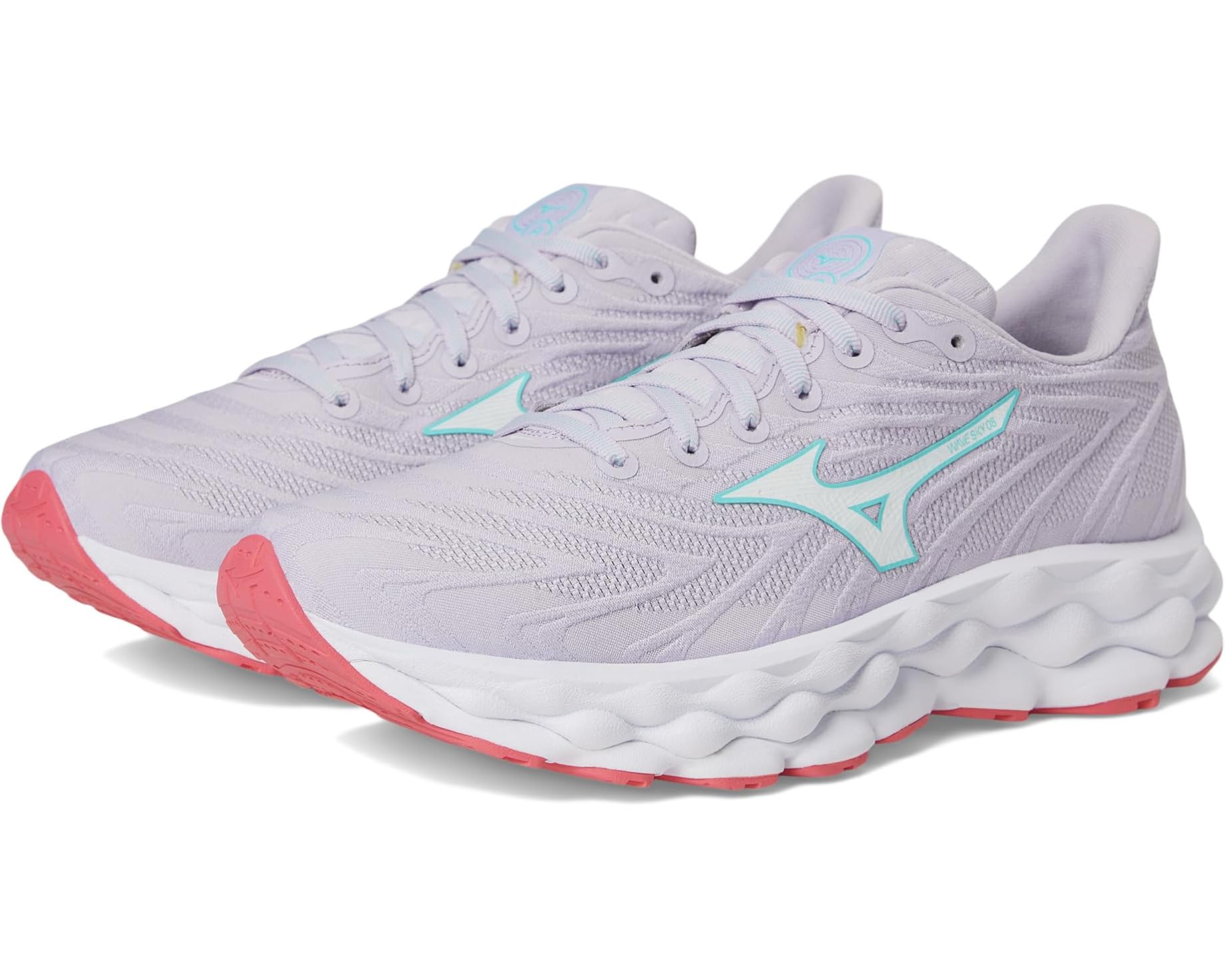 (取寄) ミズノ レディース ウェーブ スカイ 8 Mizuno women Wave Sky 8 Thistle/White｜ジェットラグ店