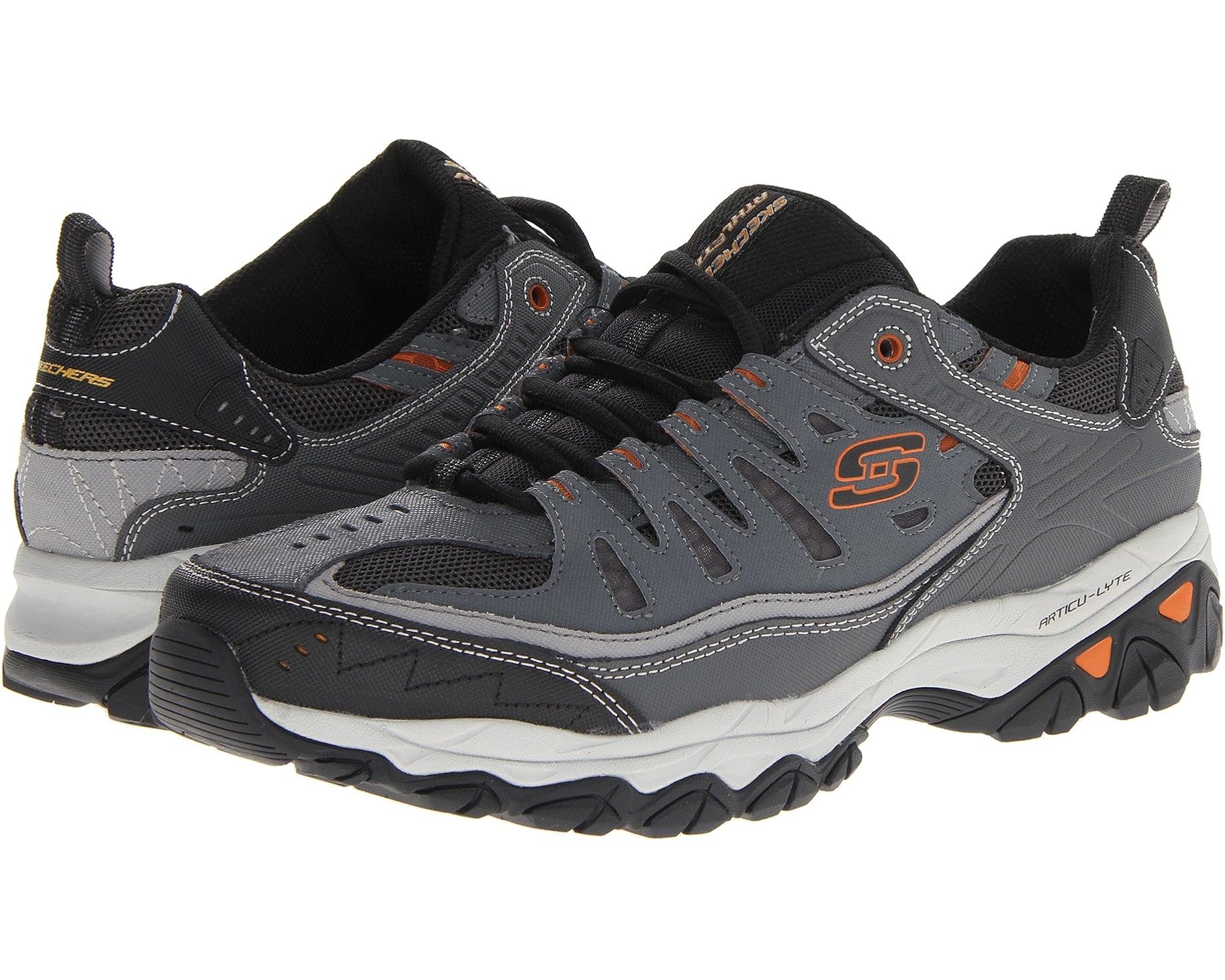 (取寄) スケッチャーズ メンズ アフターバーン M. フィット SKECHERS men Afterburn M. Fit Charcoal｜ジェットラグ店