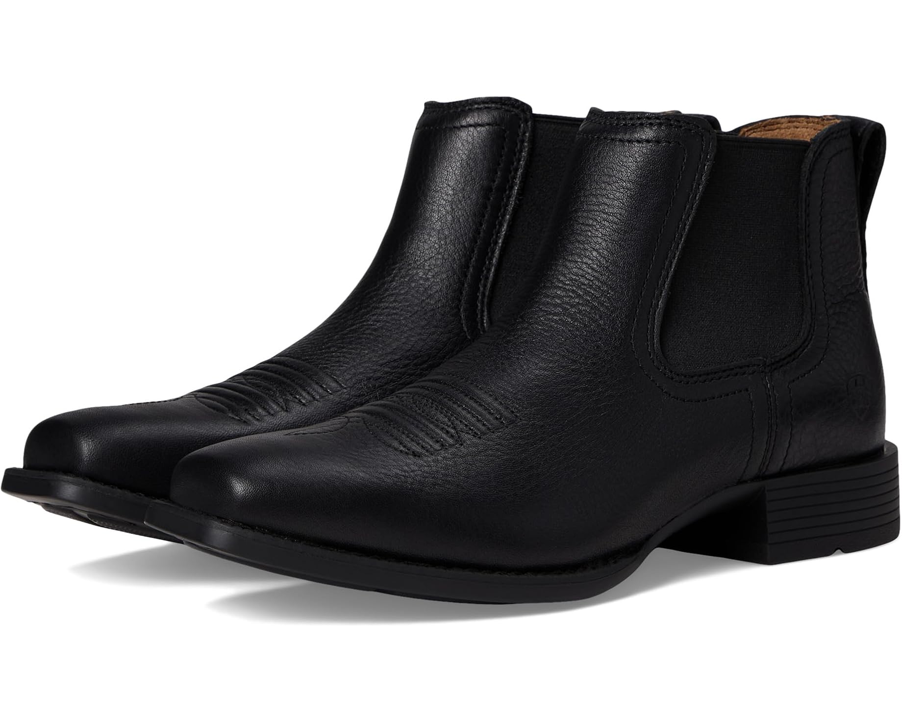 (取寄) アリアット メンズ ブッカー ウルトラ スクエア トゥ ウェスタン ブーツ Ariat men Booker Ultra Square Toe Western Boots Black Deertan｜ジェットラグ店 33,027円