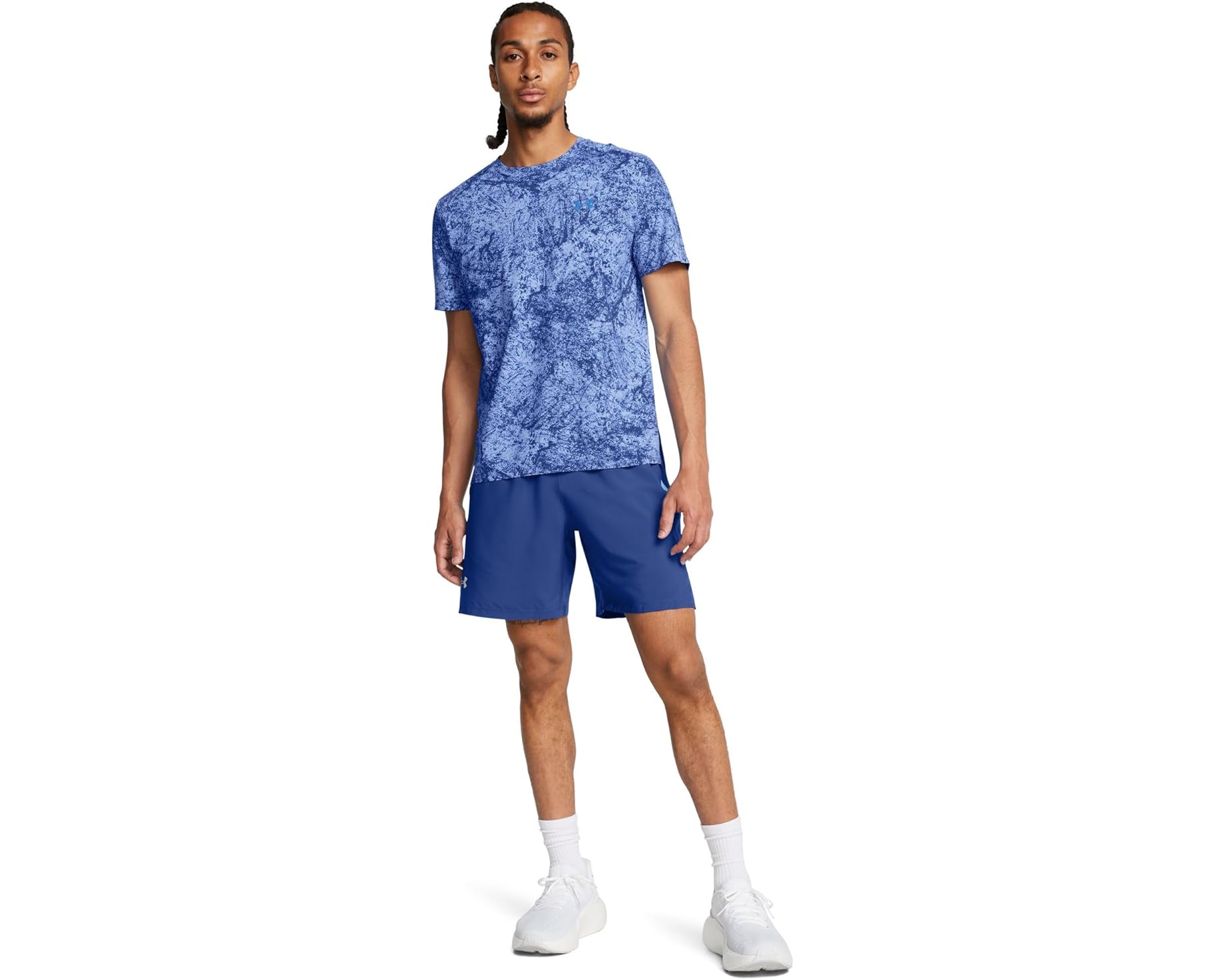(取寄) アンダーアーマー メンズ ラウンチ ラン ショーツ Under Armour men Launch Run 7" Shorts Tech Blue/Horizon Blue/Reflective|ジェットラグ店