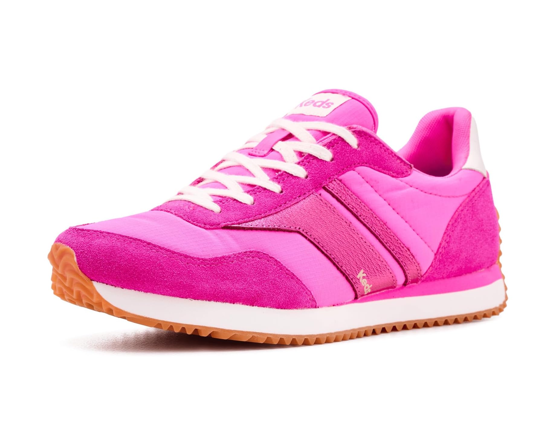 (取寄) ケッズ レディース レナ レース-アップ Keds women Rena Lace-Up Neon Pink Nylon/Leather｜ジェットラグ店 19,973円