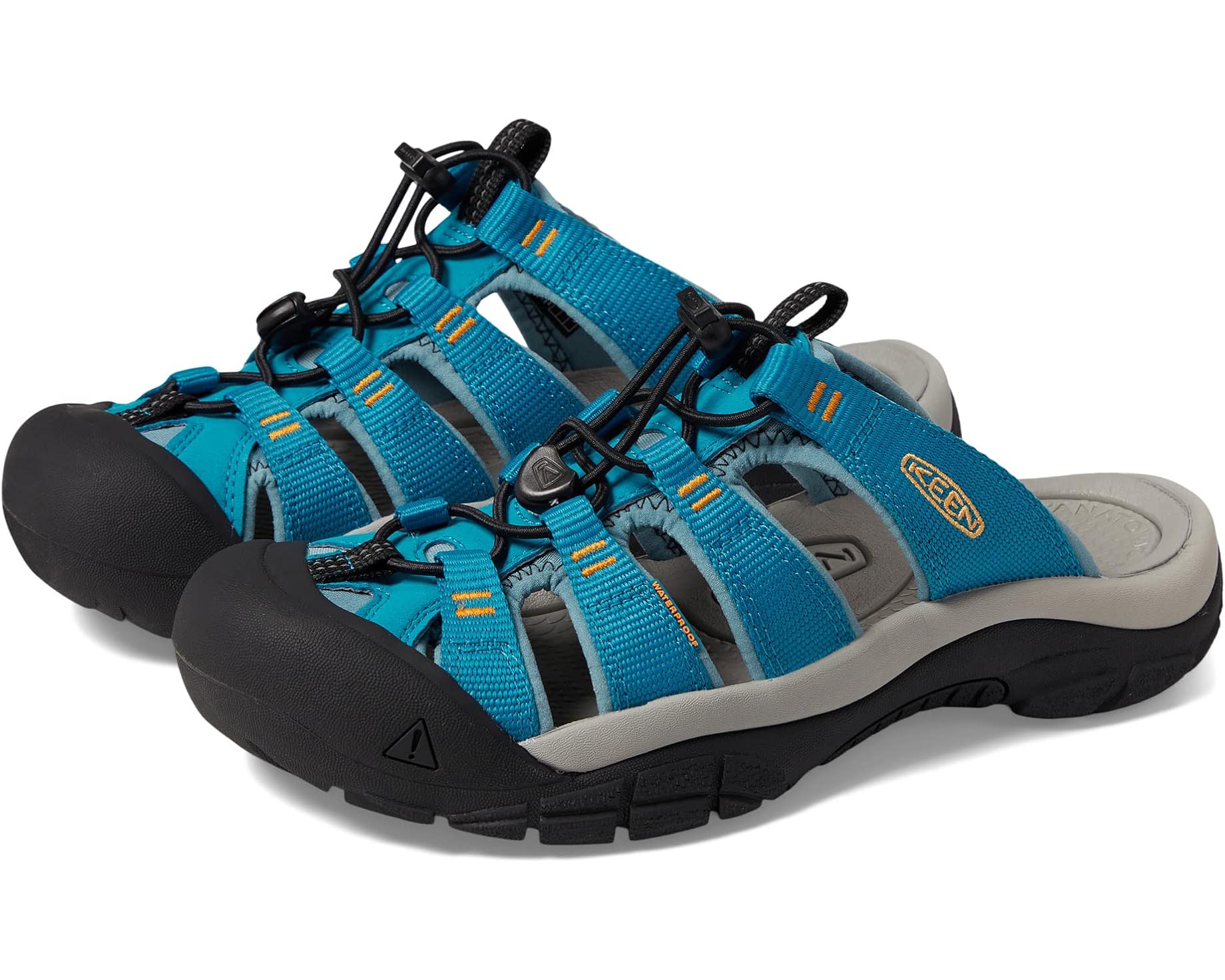 (取寄) キーン レディース ニューポート スライド KEEN women Newport Slide Fjord Blue/Iceland Poppy|ジェットラグ店