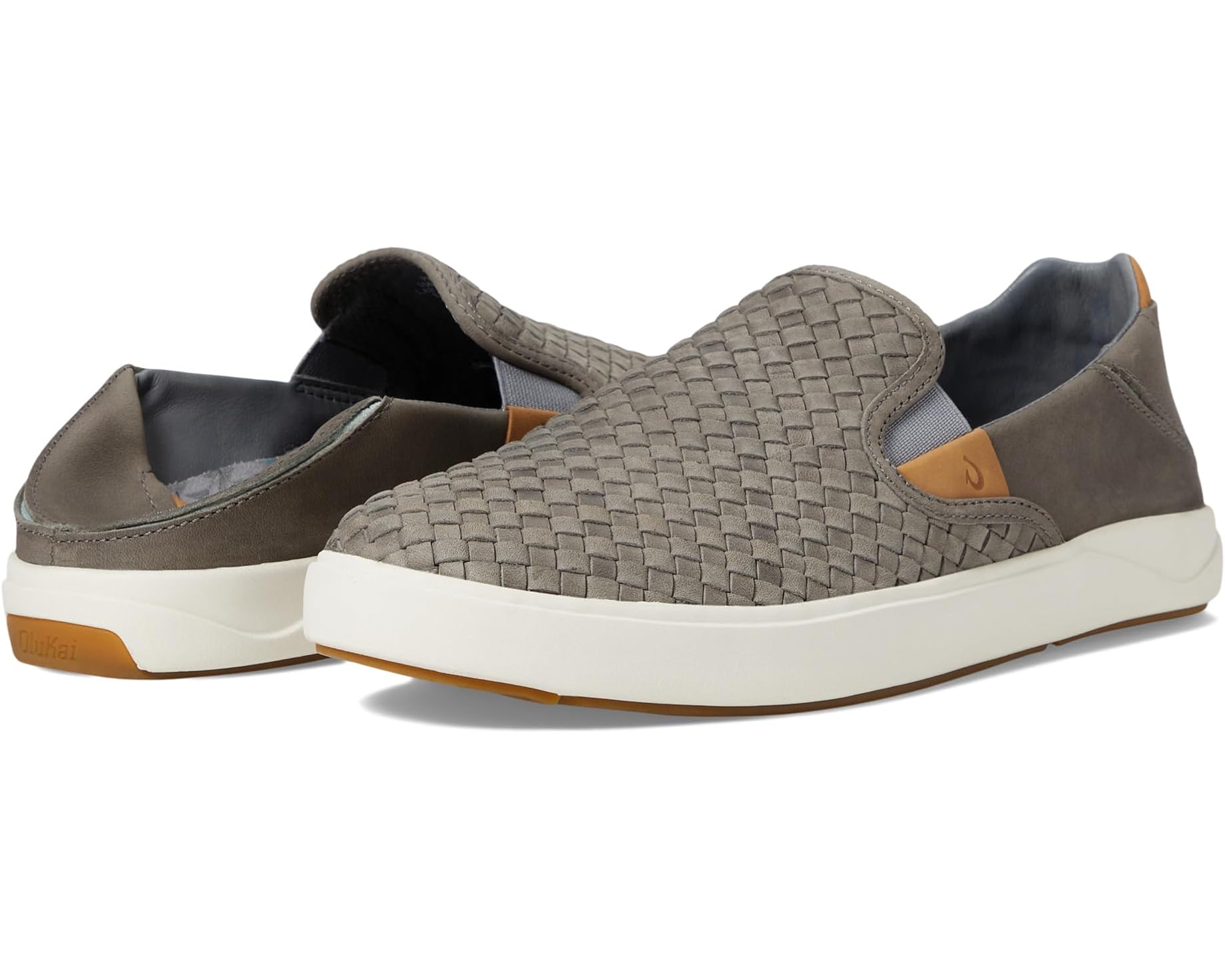 (取寄) オルカイ メンズ ラウハラ OluKai men Lae'ahi Lauhala Ash/Ash｜ジェットラグ店
