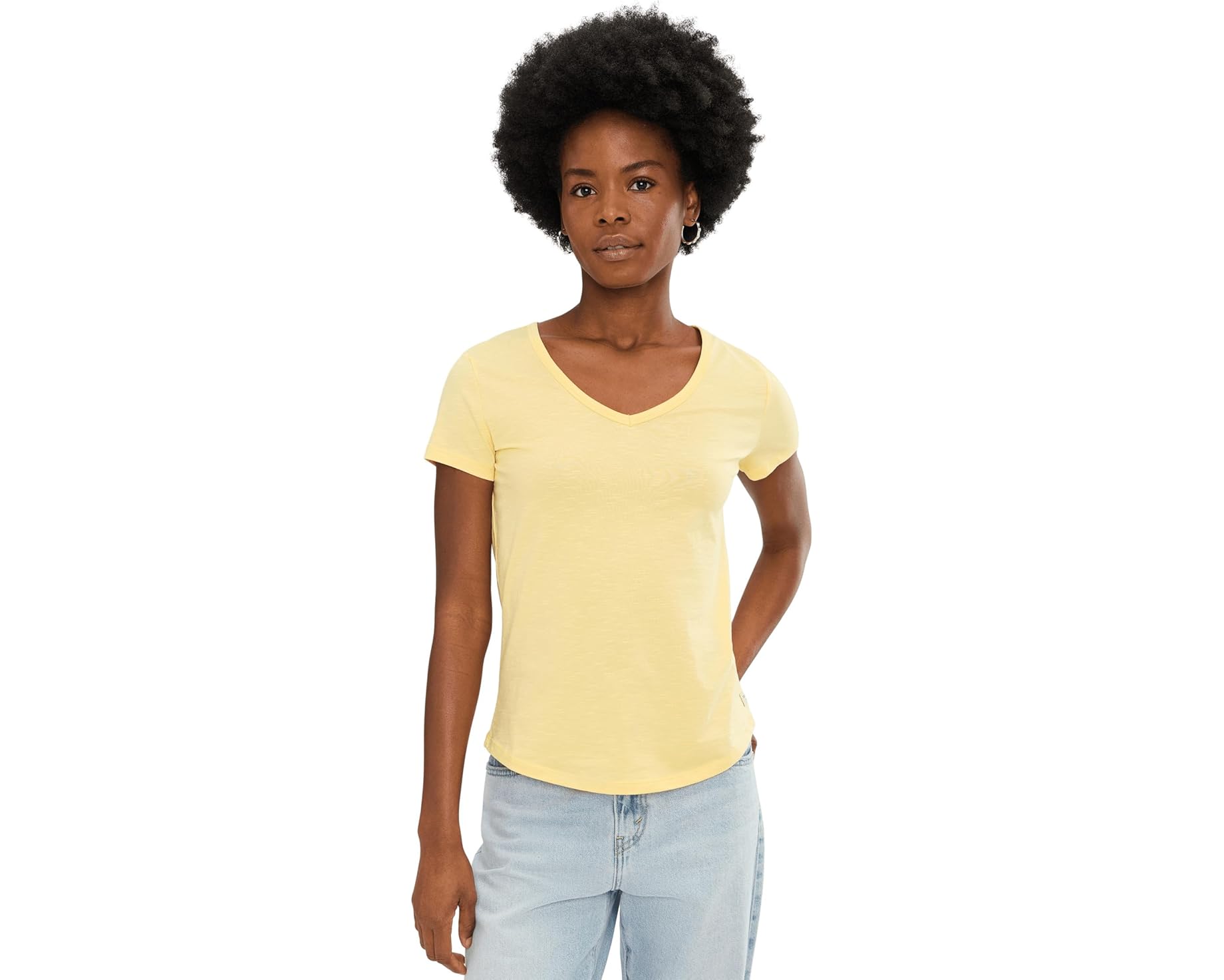 (取寄) レディース マーリー ショート スリーブ V ティー Toad&amp;Co women Marley Short Sleeve V Tee Meyer｜ジェットラグ店