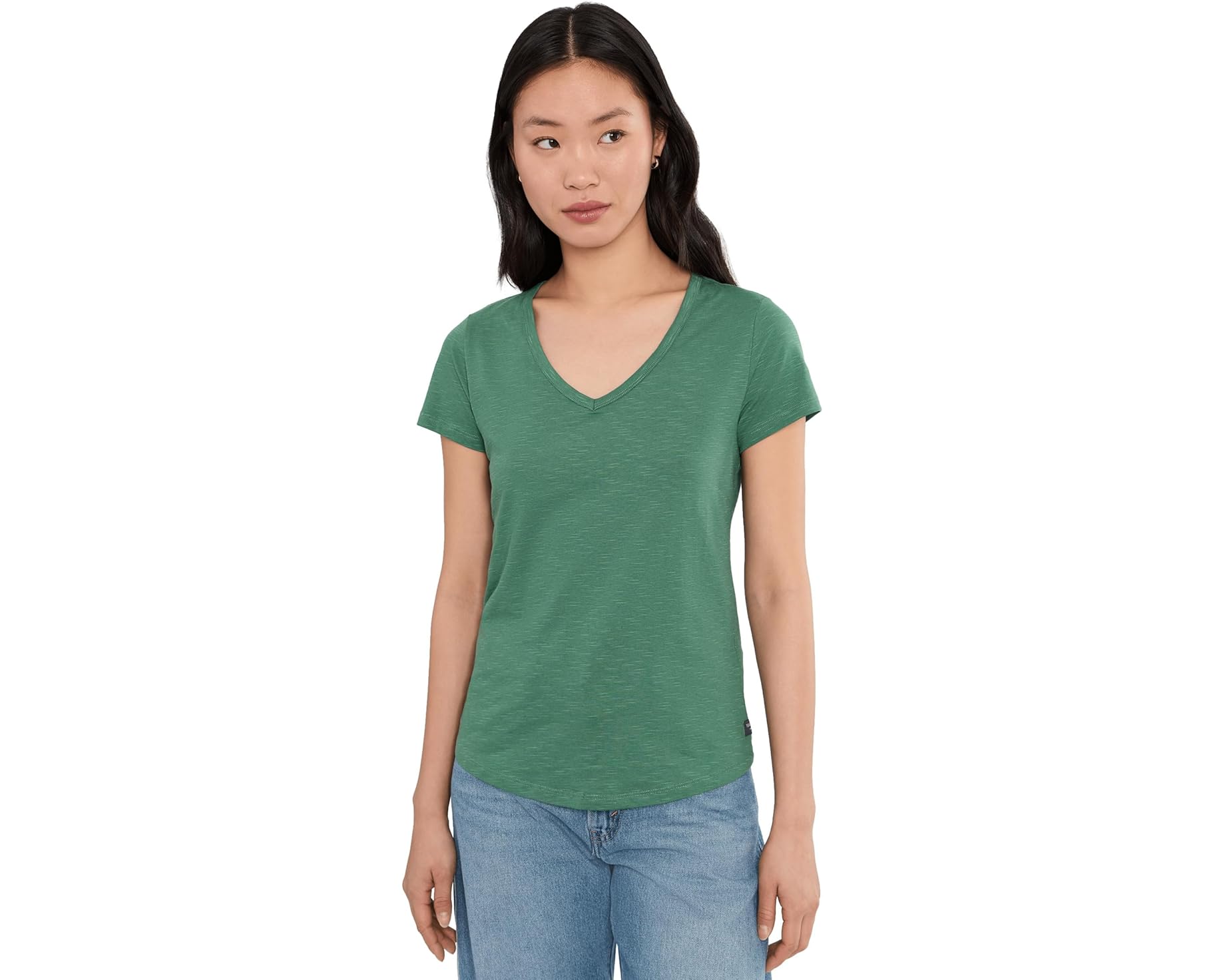 (取寄) レディース マーリー ショート スリーブ V ティー Toad&amp;Co women Marley Short Sleeve V Tee Palm｜ジェットラグ店