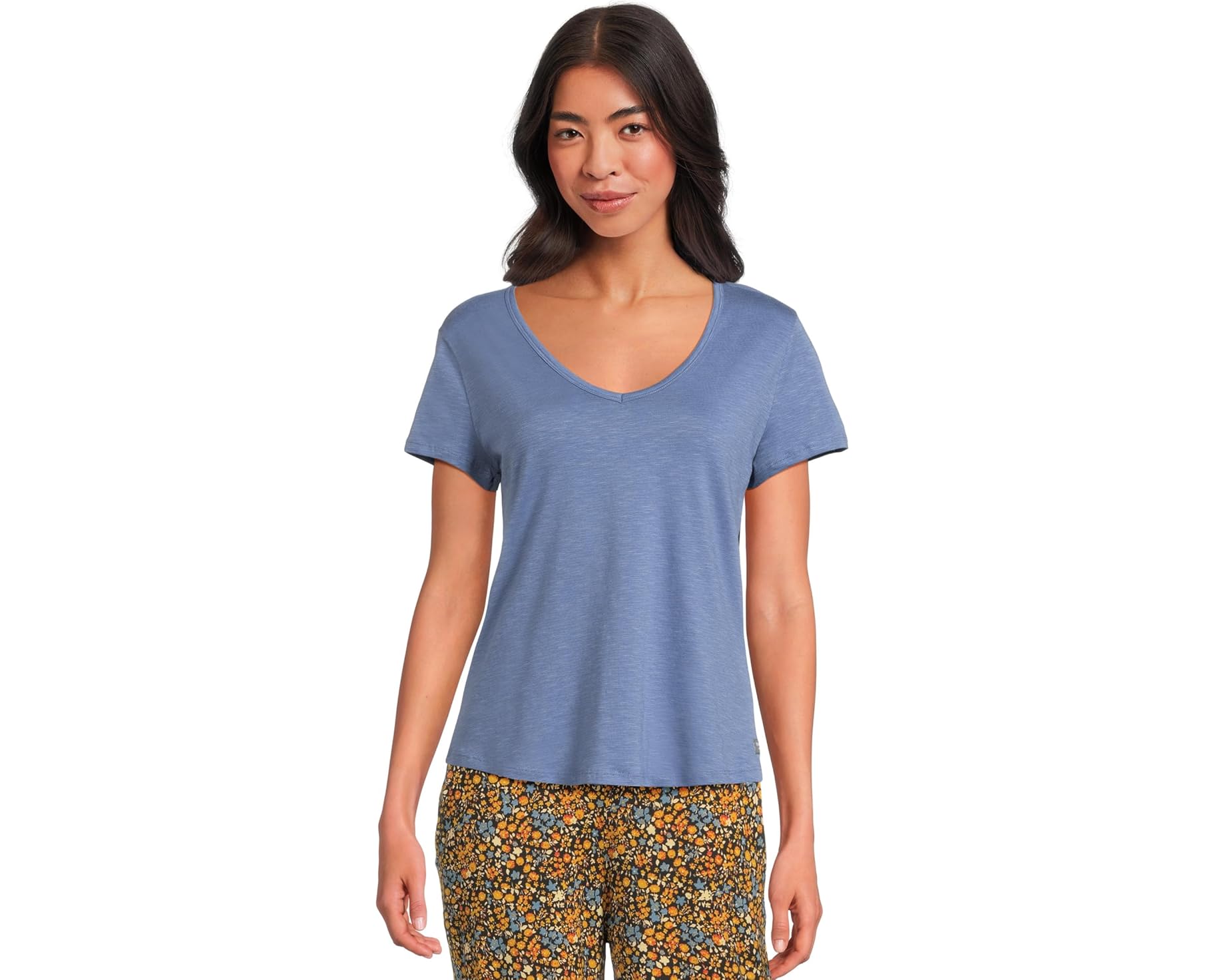 (取寄) レディース マーリー ショート スリーブ V ティー Toad&amp;Co women Marley Short Sleeve V Tee Kyanite｜ジェットラグ店