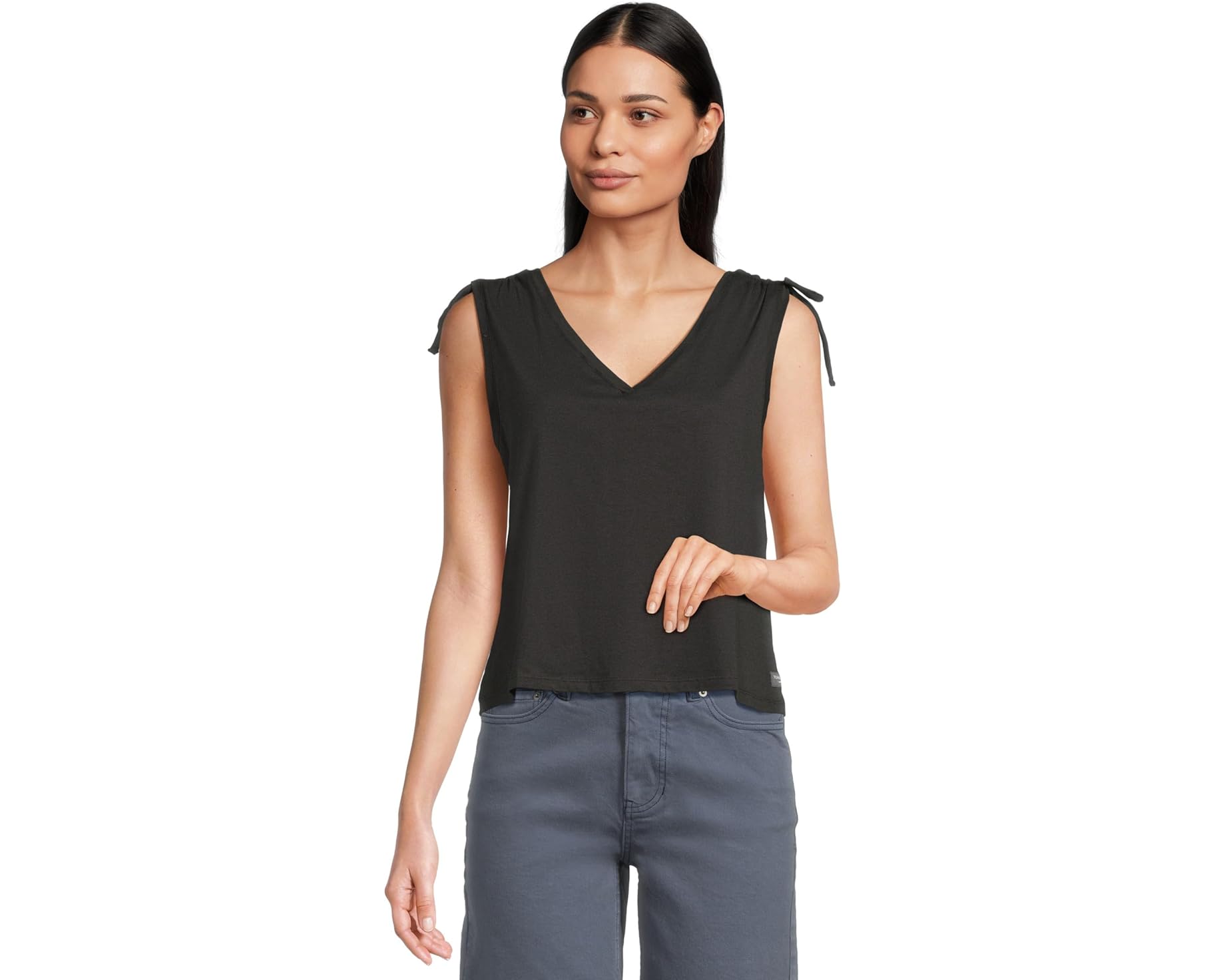 (取寄) レディース アンサ Cinch タンク Toad&amp;Co women Anza Cinch Tank Black｜ジェットラグ店