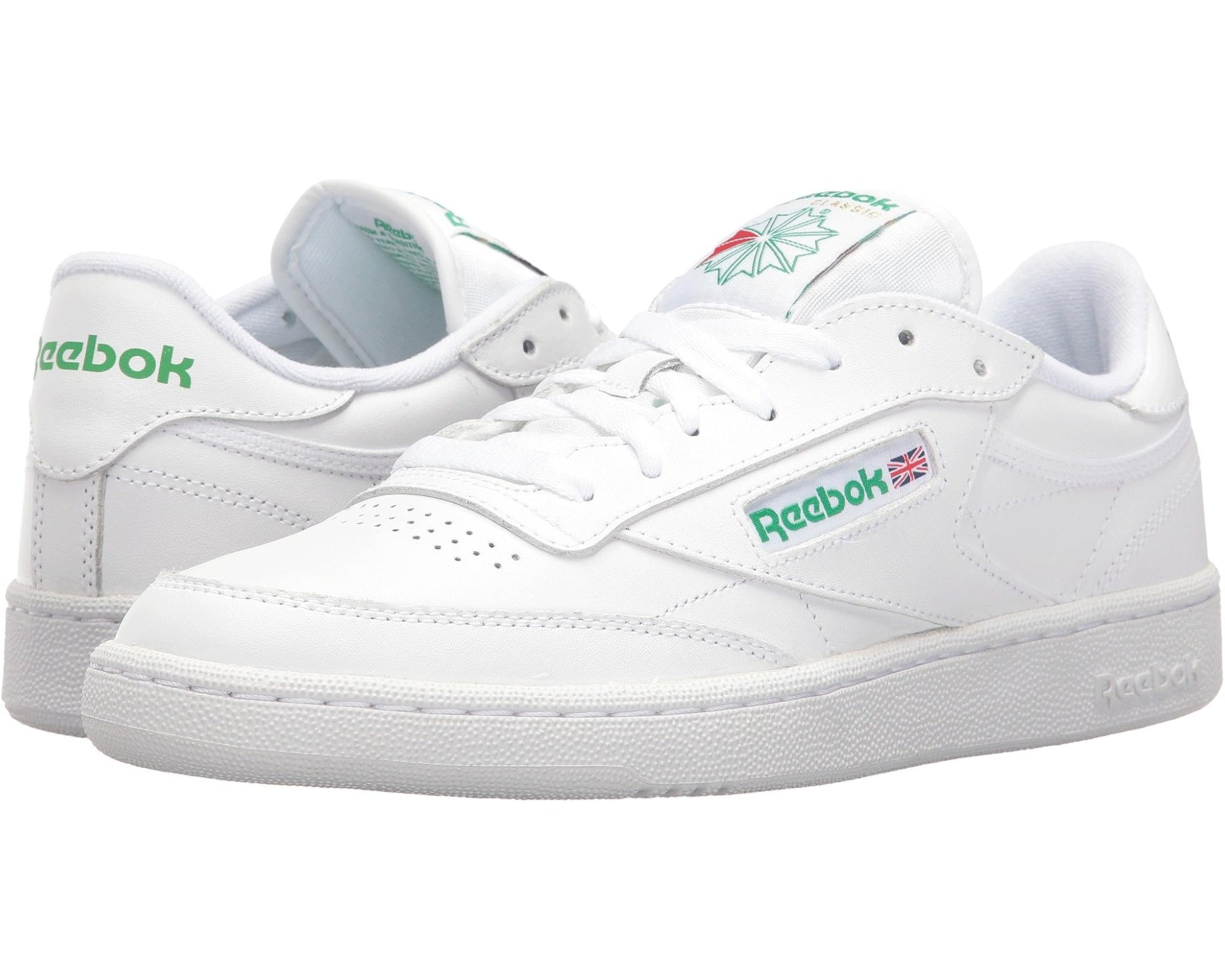 (取寄) リーボック ライフスタイル ユニセックス クラブ シー 85 ビンテージ Reebok Lifestyle unisex Club C 85 Vintage Int/White/Green｜ジェットラグ店
