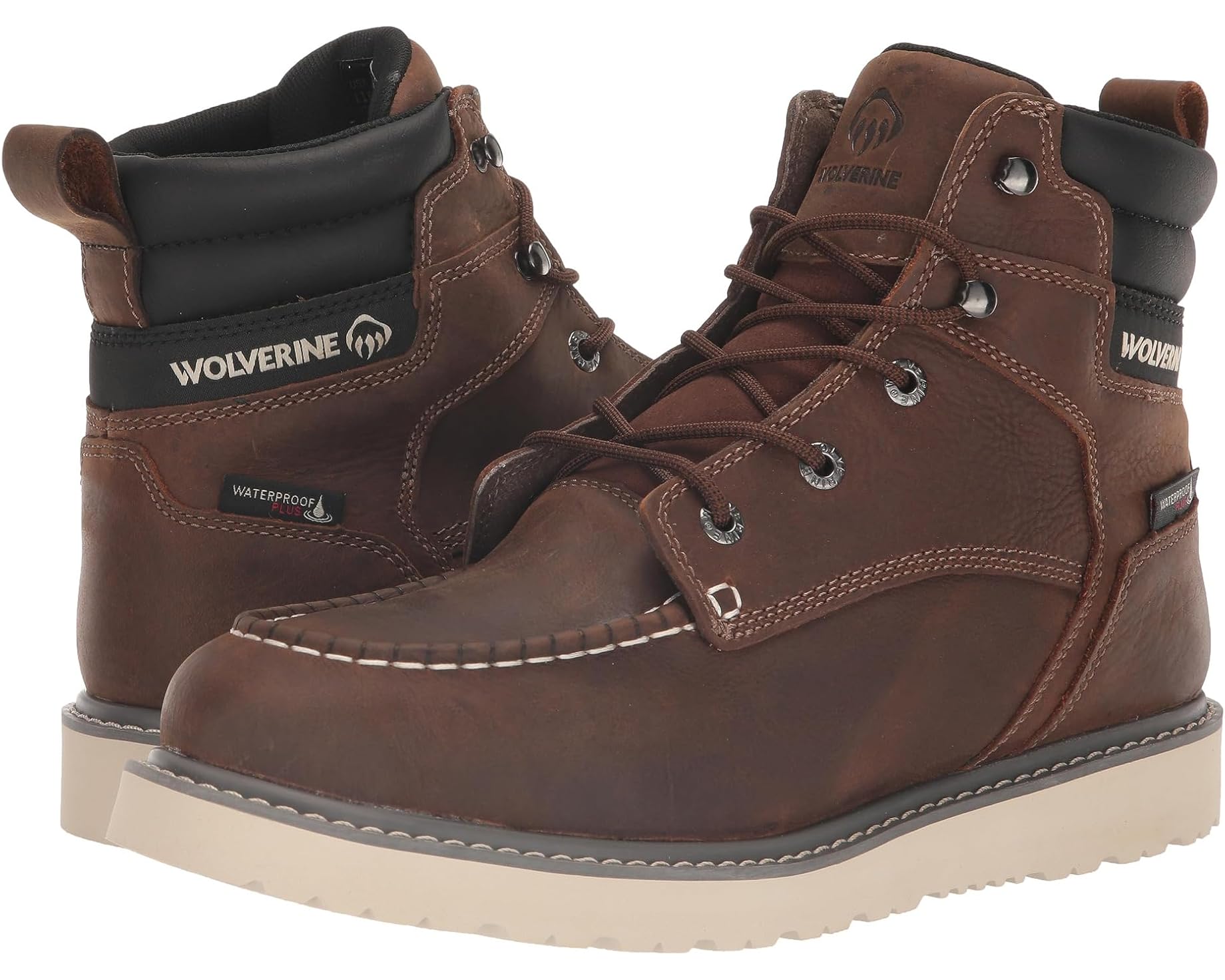 (取寄) ウルヴァリン メンズ トレード ウェッジ ウォータープルーフ Wolverine men Trade Wedge Waterproof 6" Sudan Brown|ジェットラグ店