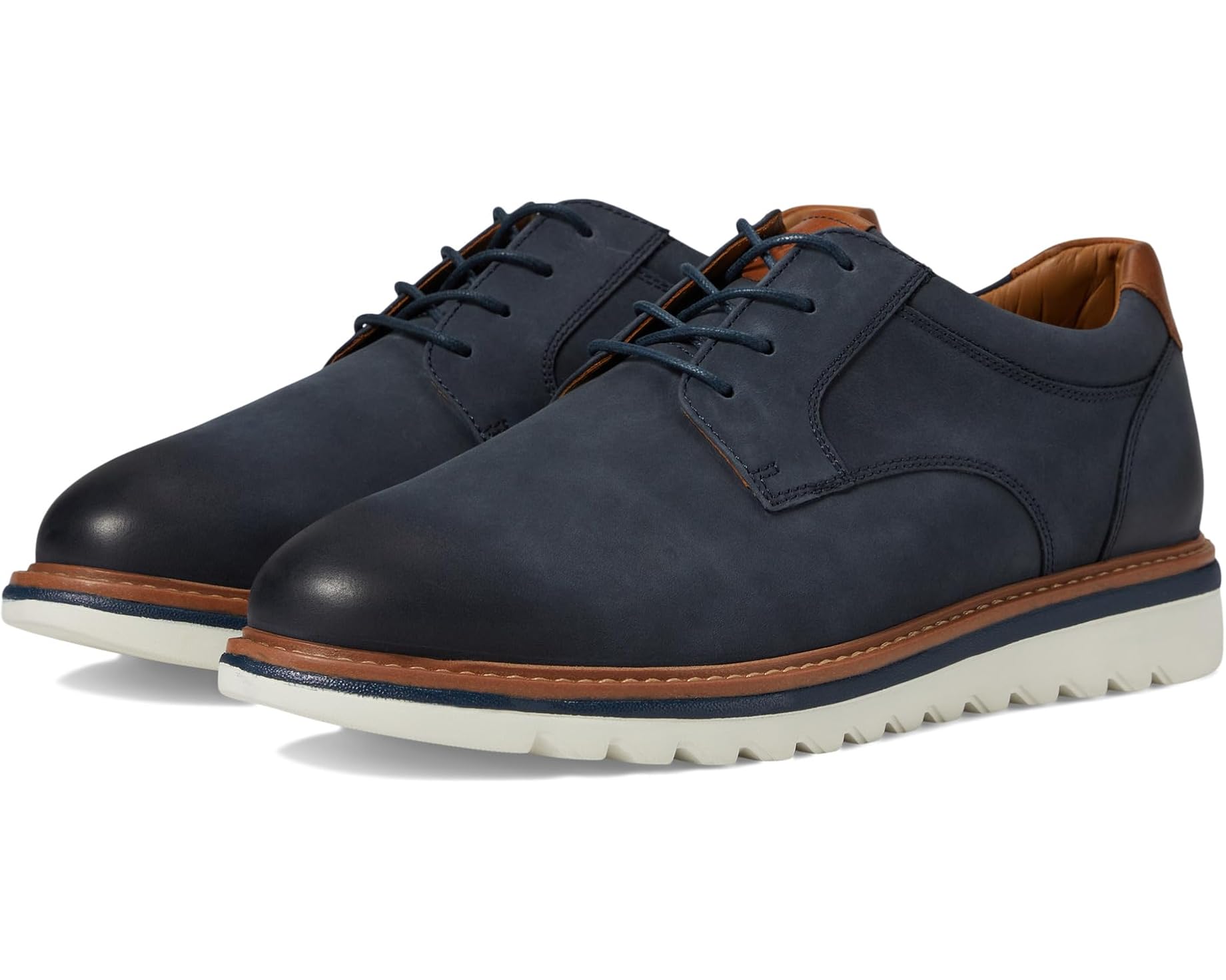 (取寄) メンズ ブレイドン プレーン トゥ Johnston &amp; Murphy men Braydon Plain Toe Navy Oiled Nubuck｜ジェットラグ店