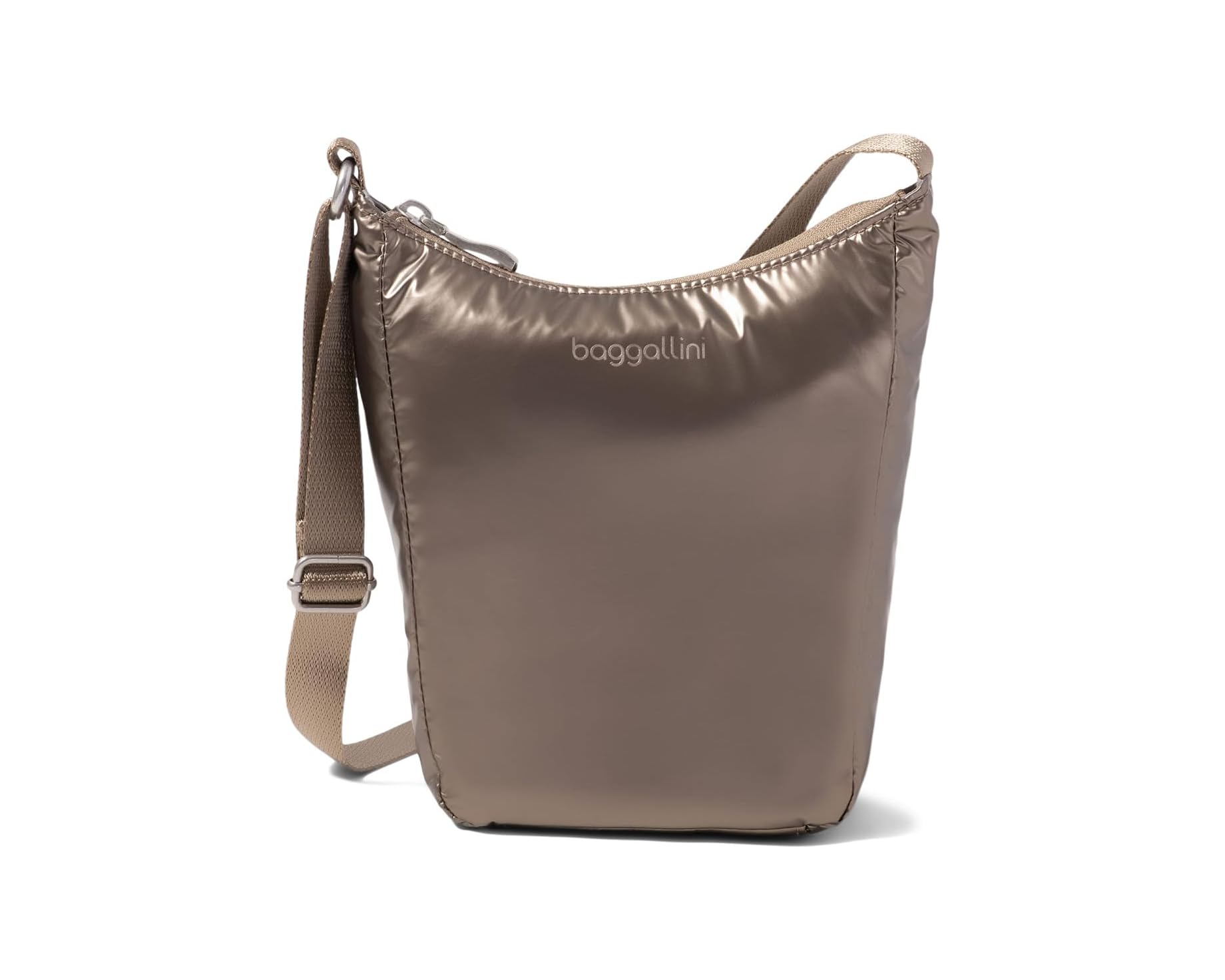 (取寄) バッガリーニ スウィフト ミニ クロスボディ Baggallini Swift Mini Crossbody Copper Metallic|ジェットラグ店