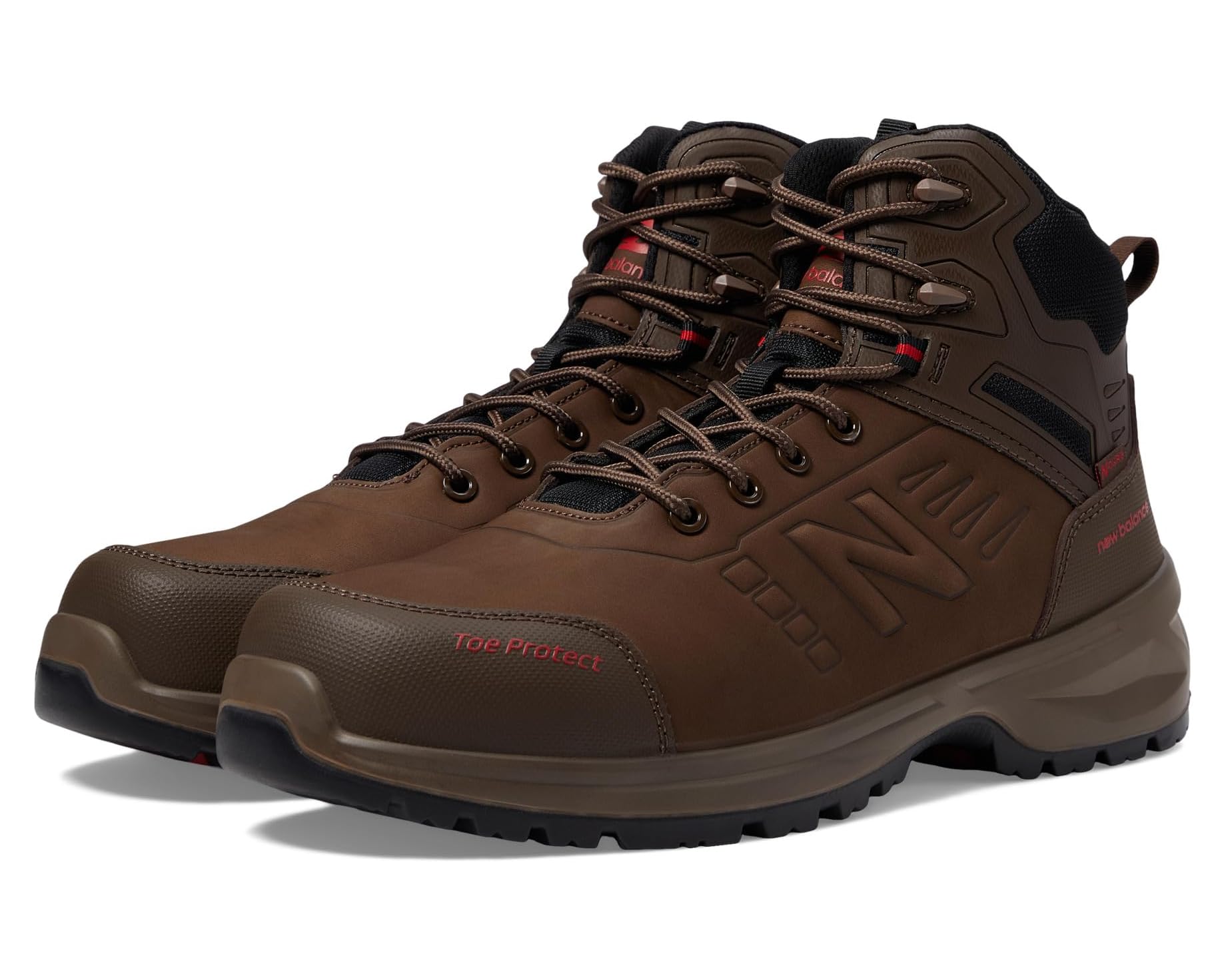 (取寄) メンズ カリバー コンプ トゥ エー PR SR New Balance Work &amp; Safety men Calibre Comp Toe EH PR SR Brown｜ジェットラグ店