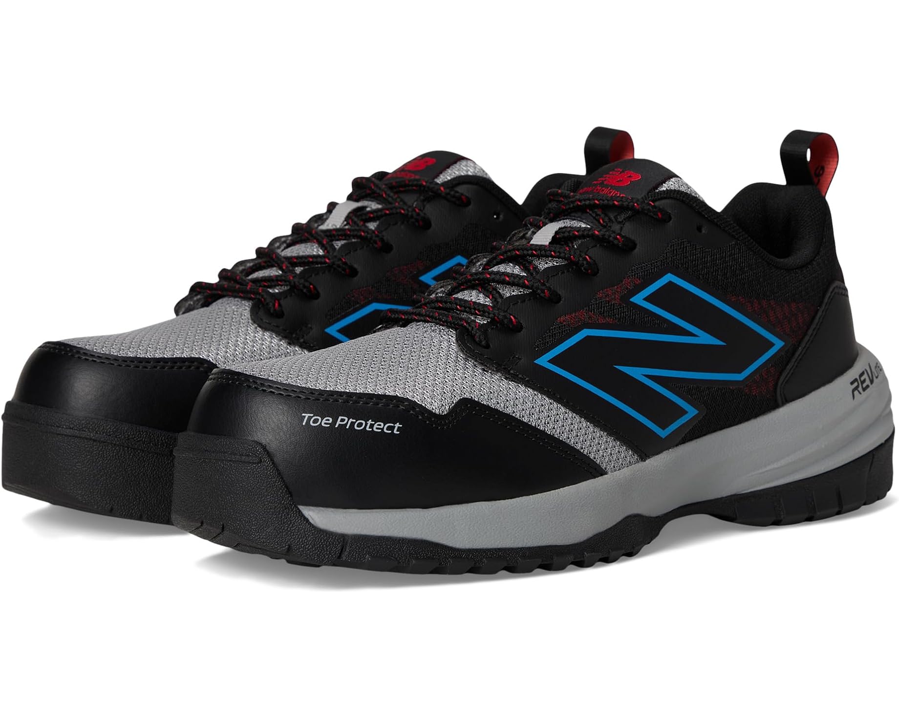 (取寄) メンズ クイックシフト コンプ トゥ エー SR New Balance Work &amp; Safety men Quikshift Comp Toe EH SR Black/Blue/Red｜ジェットラグ店