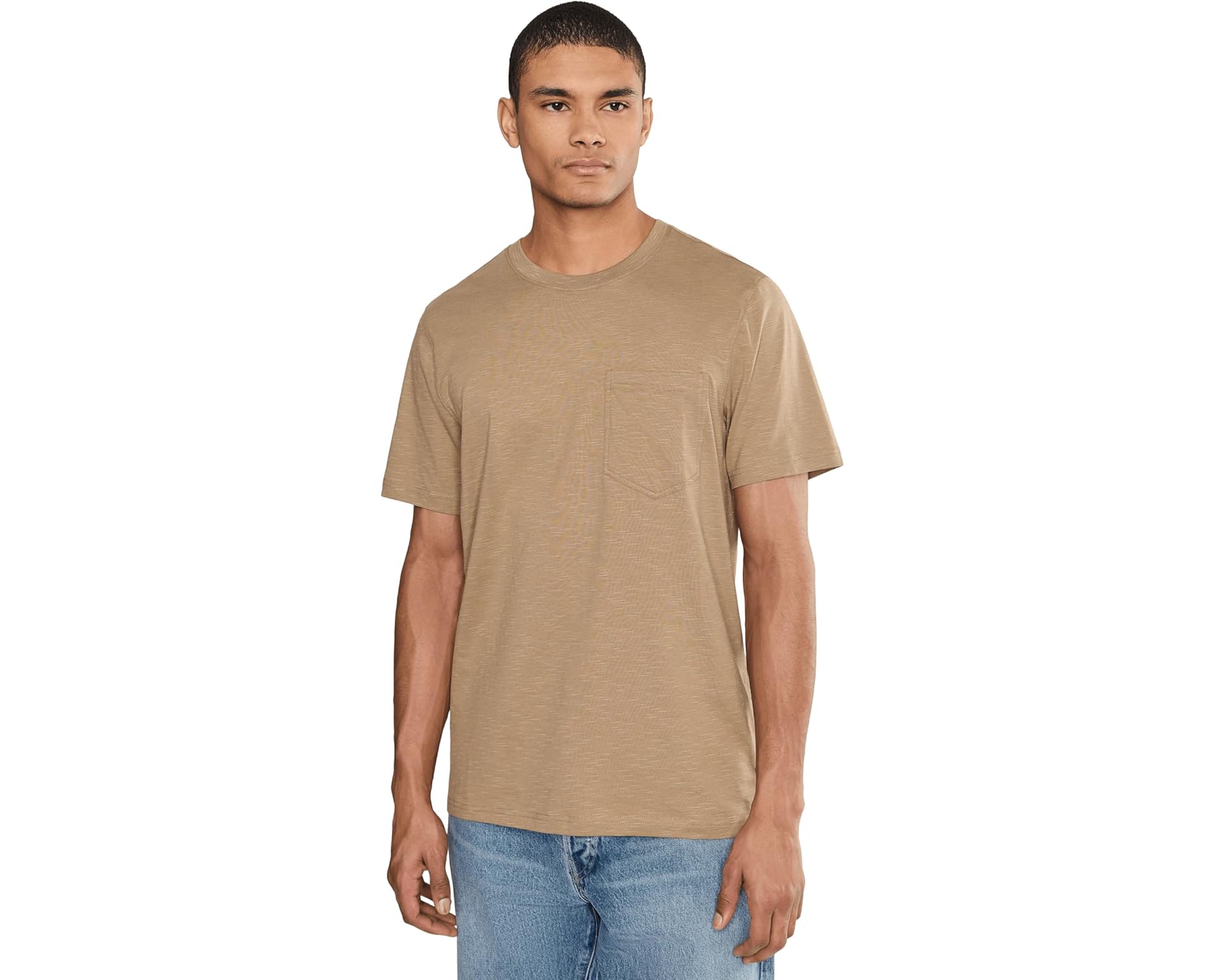 (取寄) メンズ テンポ ショート スリーブ ポケット クルー Toad&amp;Co men Tempo Short Sleeve Pocket Crew Khaki｜ジェットラグ店