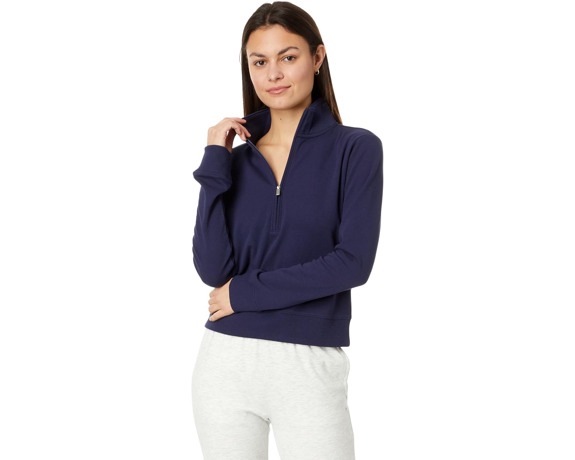 (取寄) トラヴィスマシュー レディース クラウド 1/2 ジップ TravisMathew women Cloud 1/2 Zip Navy｜ジェットラグ店