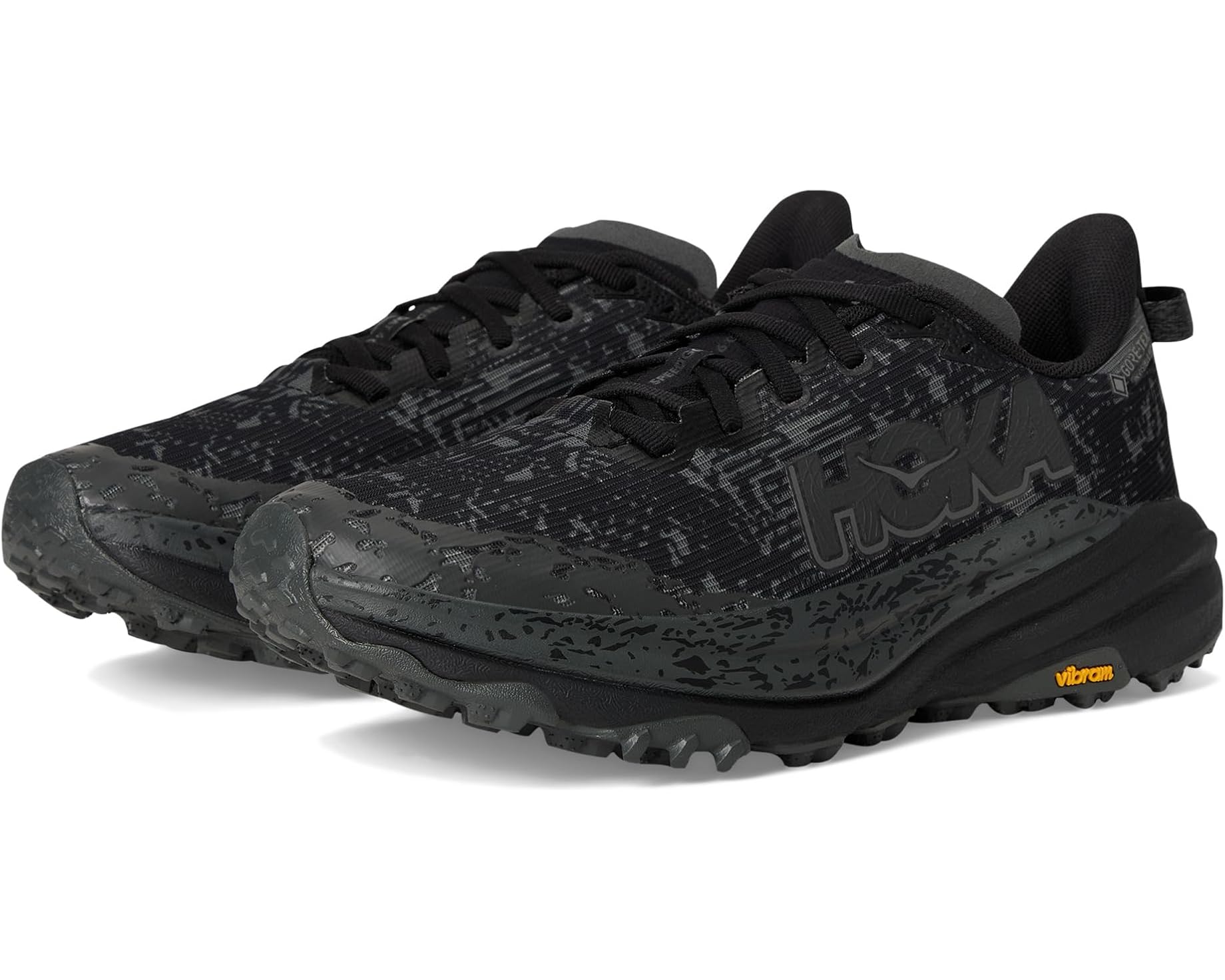 (取寄) ホカオネオネ メンズ スピードゴート 6 Gtx Hoka men Speedgoat 6 GTX Black/Outer Orbit｜ジェットラグ店