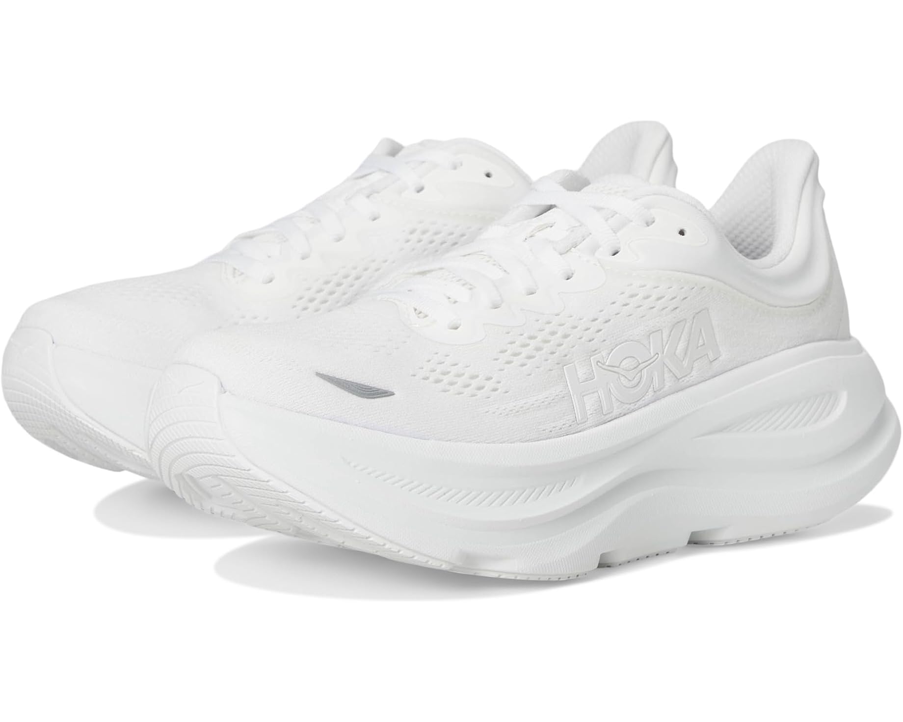 (取寄) ホカオネオネ レディース ボンダイ 9 Hoka women Bondi 9 White/White｜ジェットラグ店