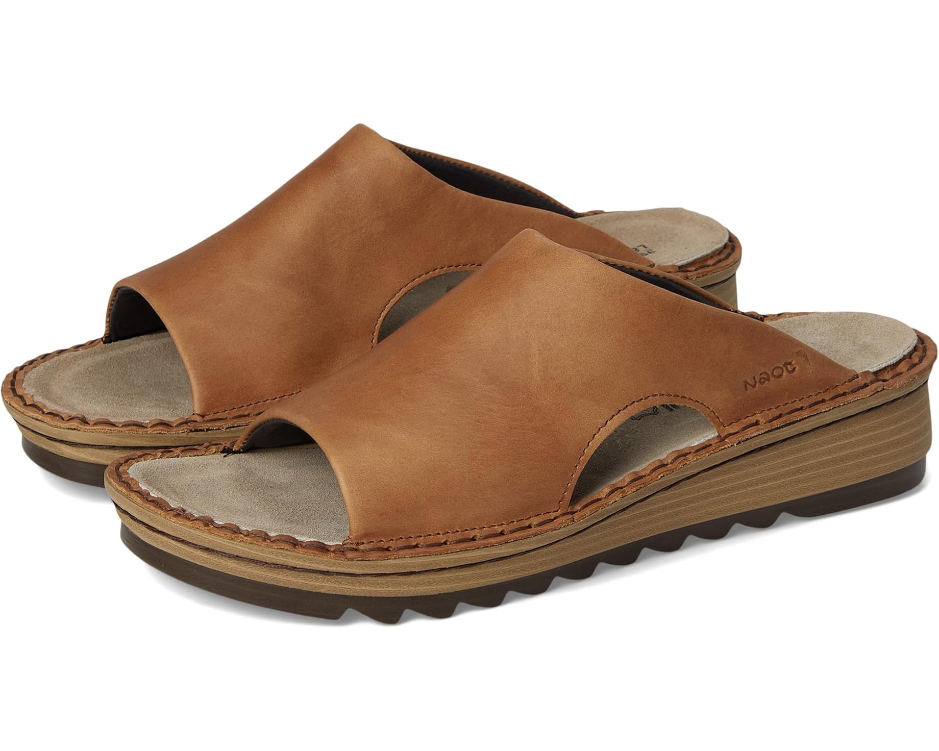 (取寄) ナオト レディース アルディシア Naot women Ardisia Latte Brown Leather|ジェットラグ店