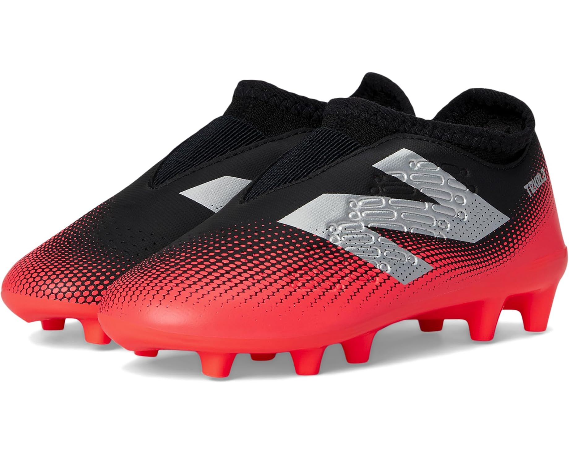 (取寄) ニューバランス キッズ テケラ マジック エフジー V4+ (リトル キッド/ビッグ キッド) New Balance kids Tekela Magique FG V4+ (Little Kid/Big Kid) Black/Energy Red/Metallic Silver｜ジェットラグ店