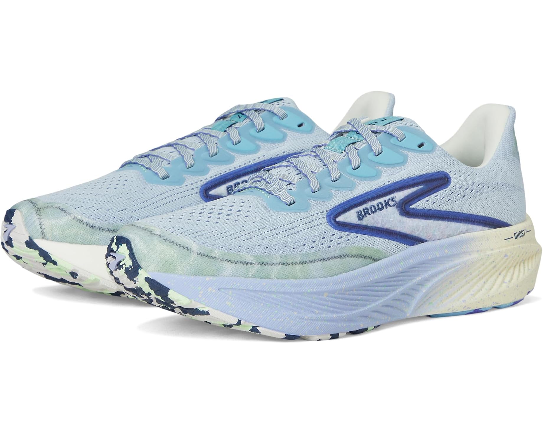 (取寄) ブルックス メンズ ゴースト 17 Brooks men Ghost 17 Kentucky/Blue/Lavender｜ジェットラグ店