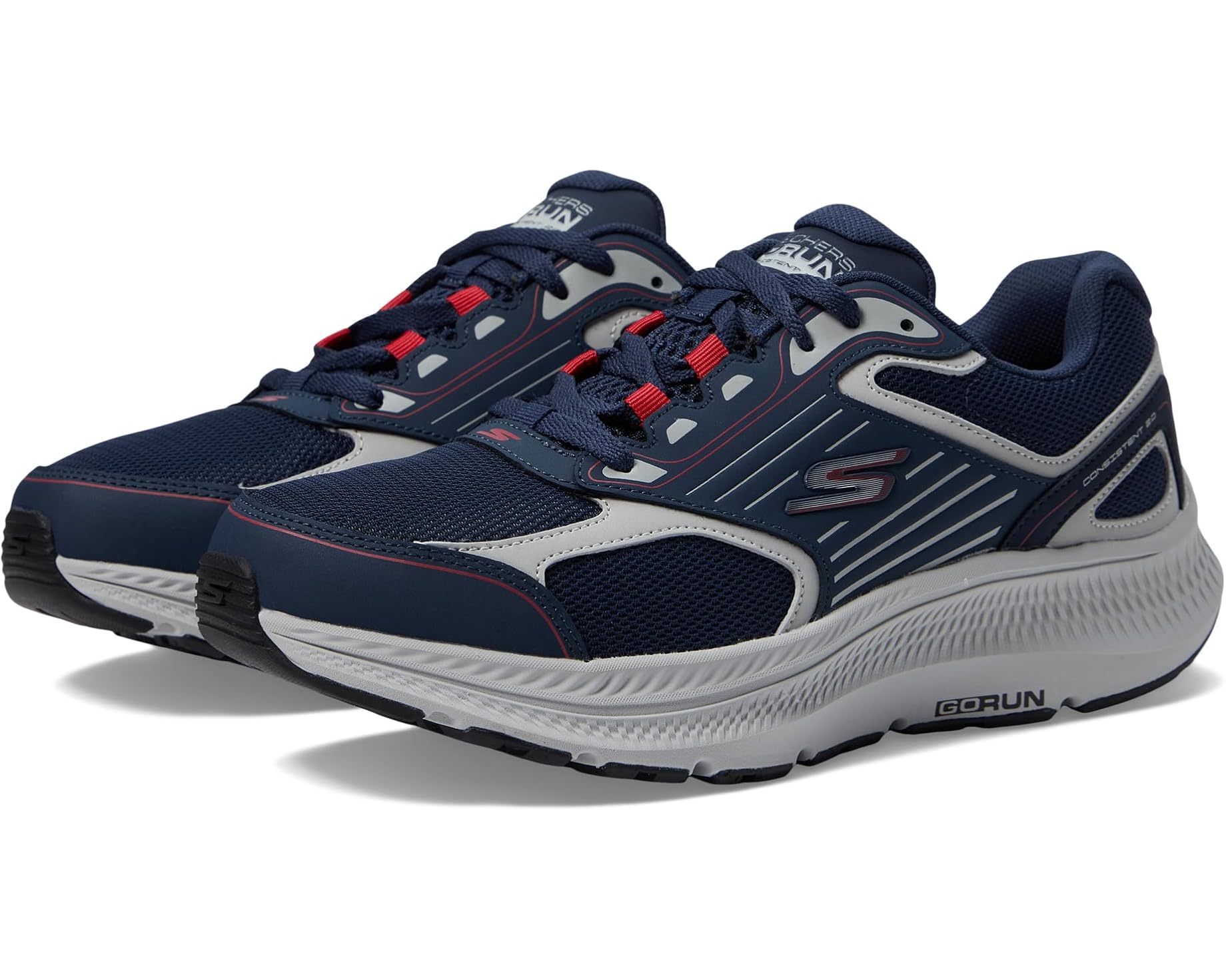 (取寄) スケッチャーズ メンズ ゴー ラン コンシステント 2.0 SKECHERS men Go Run Consistent 2.0 Navy/Red|ジェットラグ店