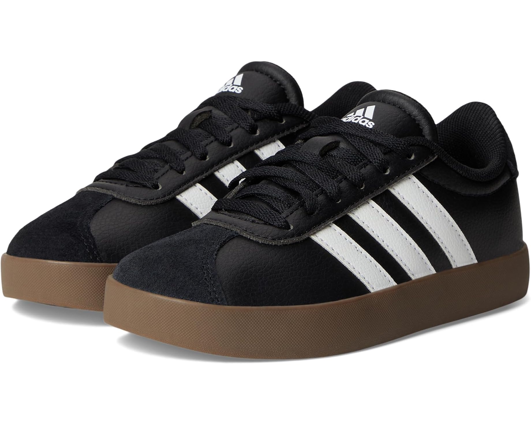 (取寄) アディダス キッズ Vl コート 3.0 シューズ (リトル キッド/ビッグ キッド) adidas kids VL Court 3.0 Shoes (Little Kid/Big Kid) Black/White/Gum｜ジェットラグ店