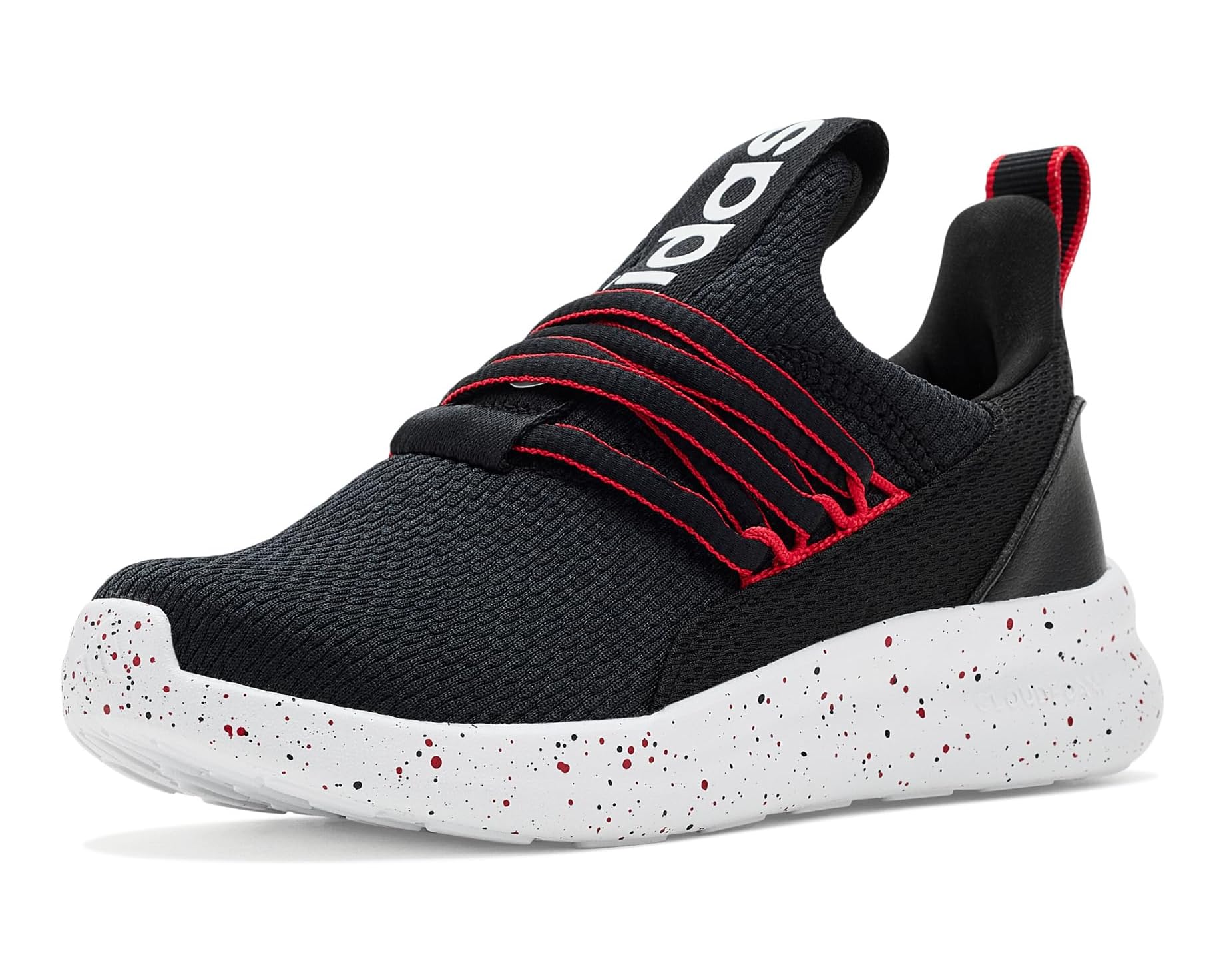 (取寄) アディダス キッズ ライト レーザー アダプト 7.0 ライフスタイル シューズ (ビッグ キッド) adidas kids Lite Racer Adapt 7.0 Lifestyle Shoes (Big Kid) Black/White/Better Scarlet｜ジェットラグ店