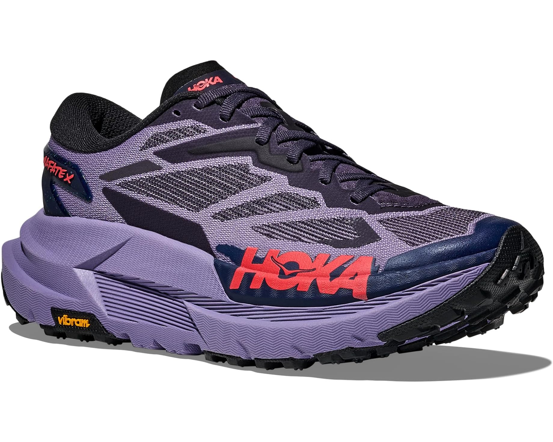 (取寄) ホカオネオネ レディース マファテ X Hoka women Mafate X Berry Jam/Squid Ink｜ジェットラグ店