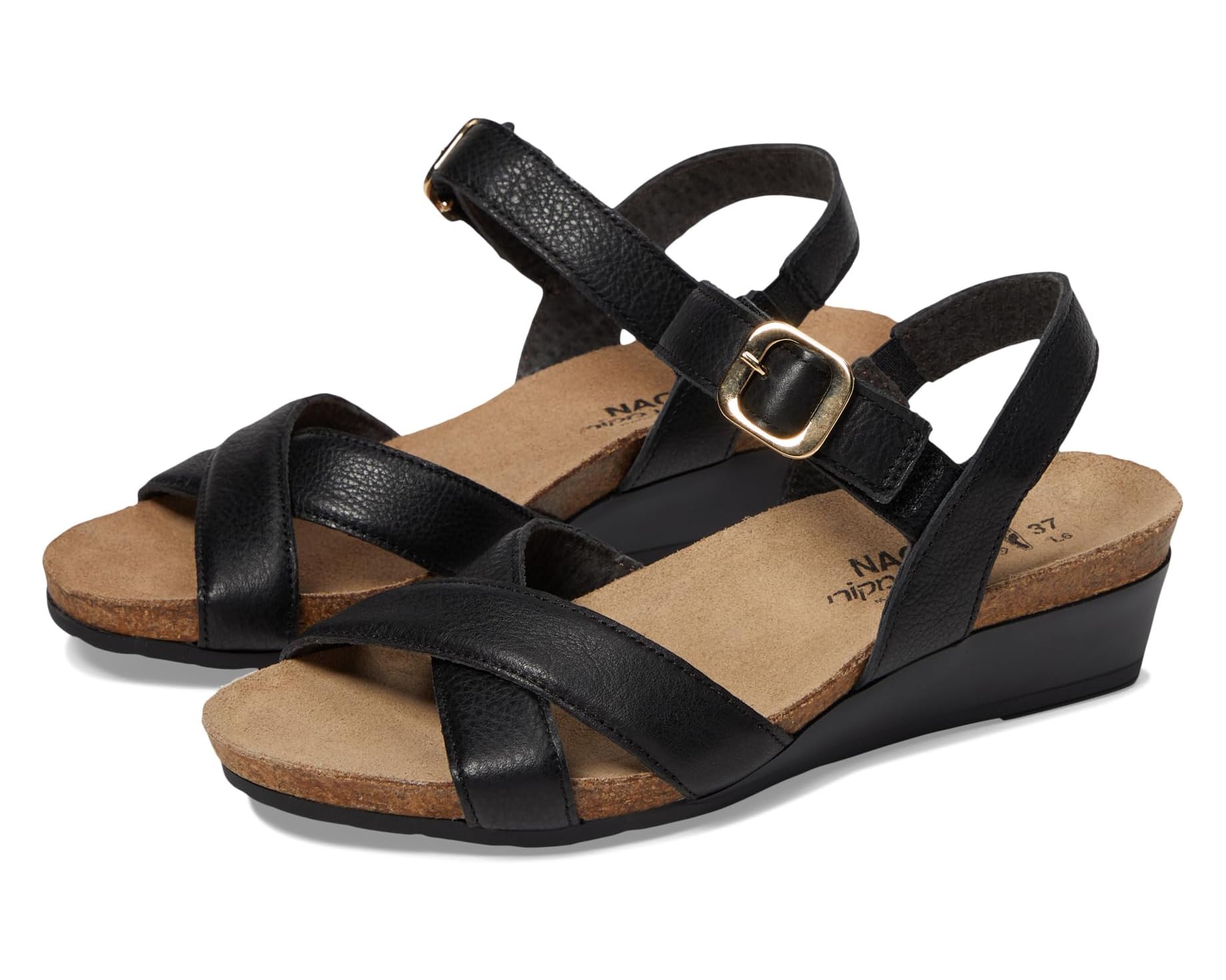 (取寄) ナオト レディース スローン Naot women Throne Soft Black Leather｜ジェットラグ店 34,515円