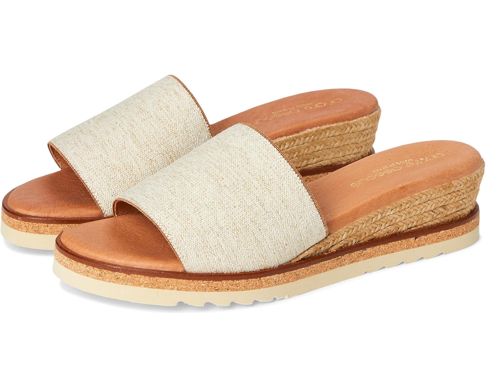 (取寄) アンドレアスース レディース ネッシー Andre Assous women Nessie Beige Linen|ジェットラグ店