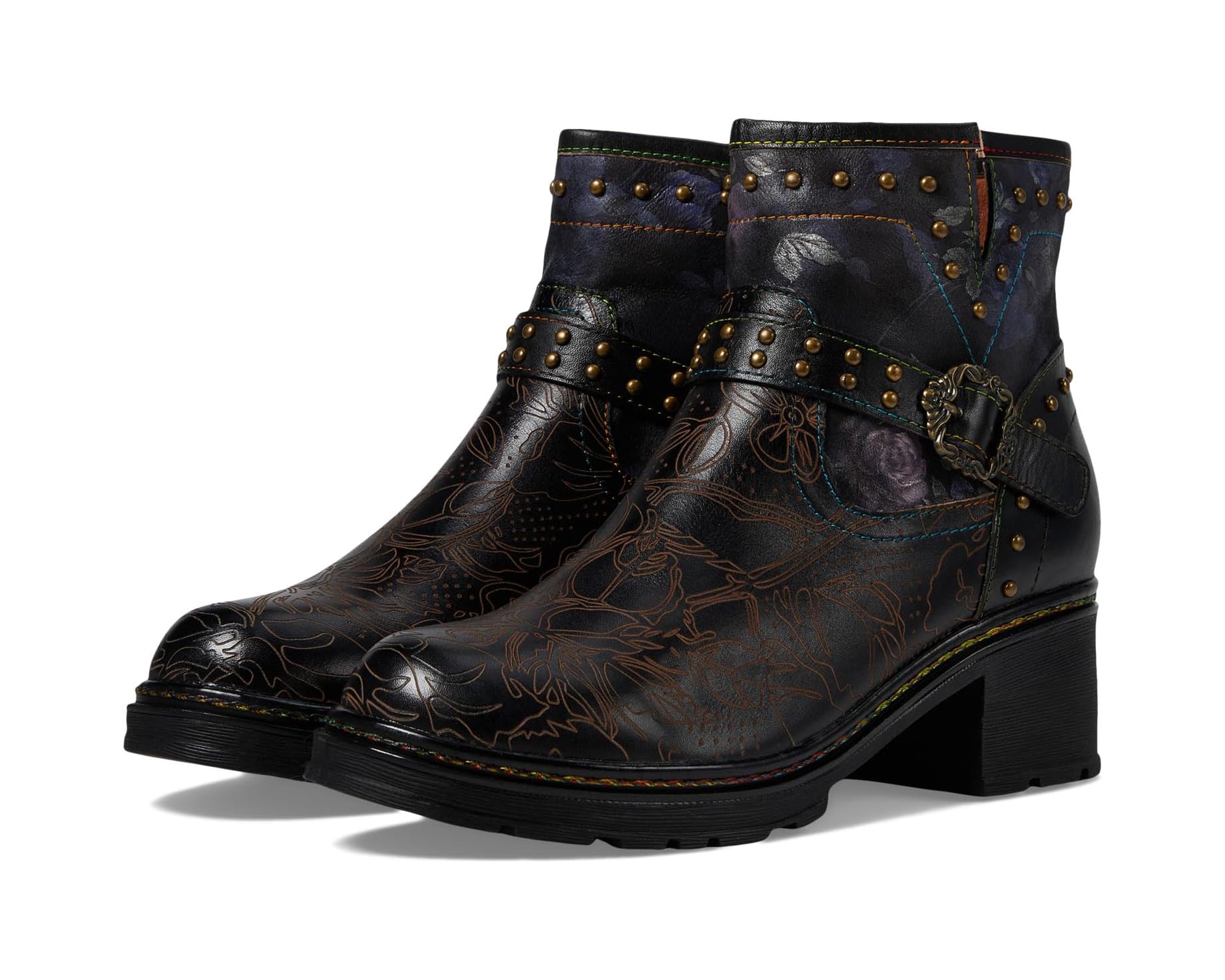 (取寄) レディース L'Artiste by Spring Step women Branchout Black Multi｜ジェットラグ店