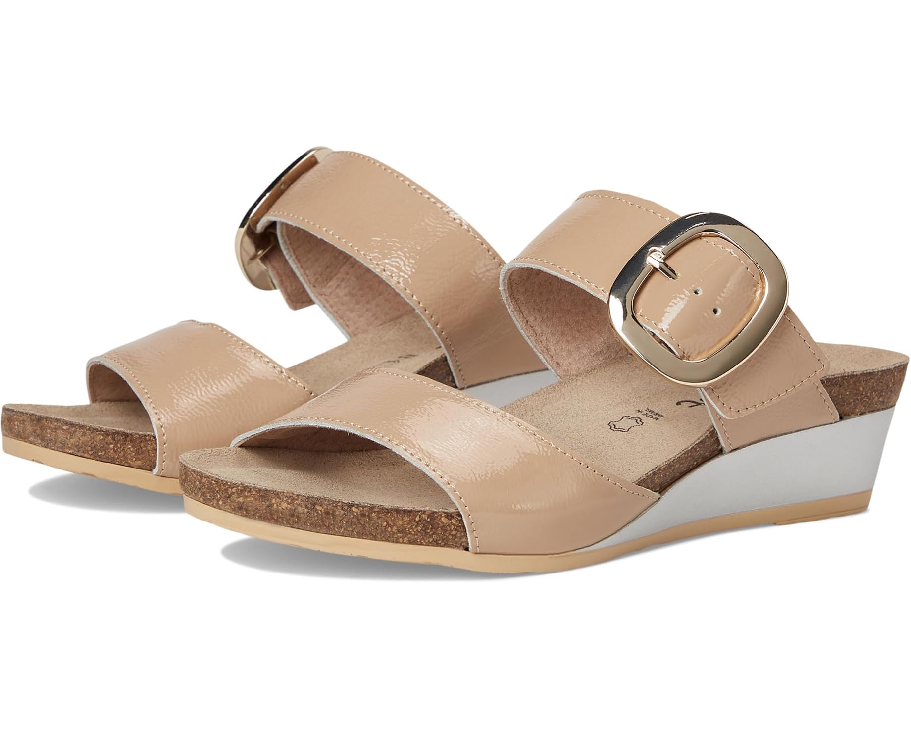 (取寄) ナオト レディース マジック Naot women Magic Camel Crinkle Patent Leather|ジェットラグ店