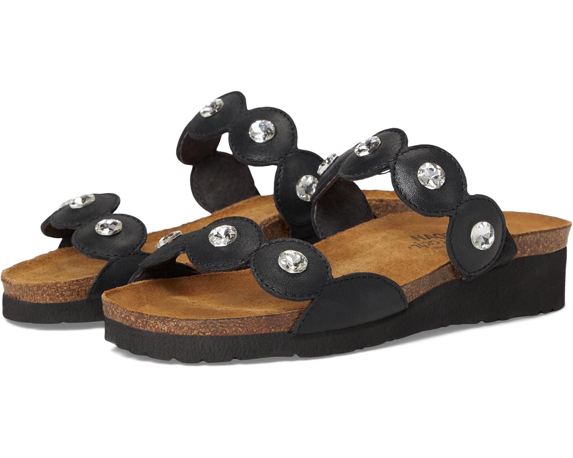 (取寄) ナオト レディース ヘイリー Naot women Hailey Black Shiny Leather｜ジェットラグ店